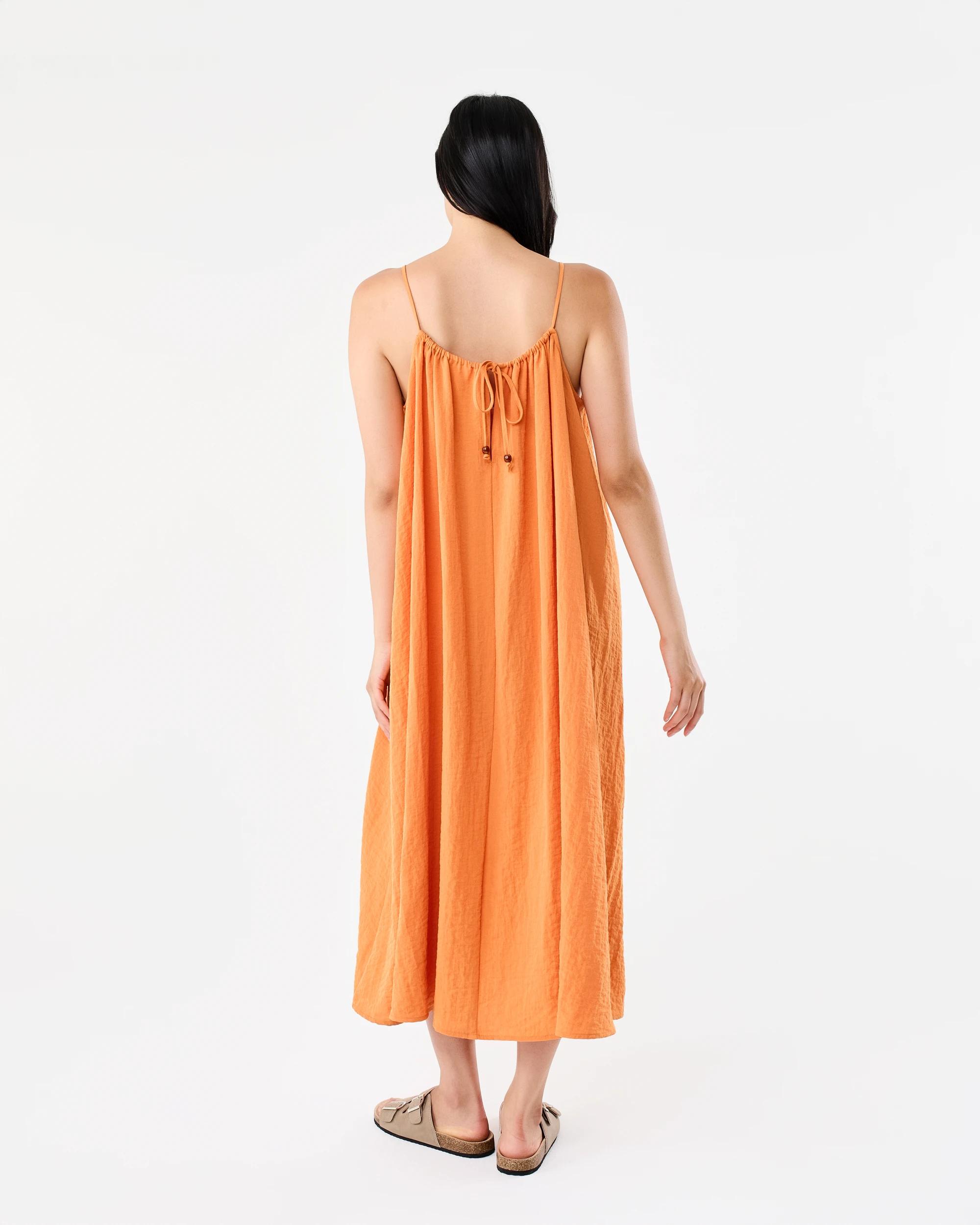 3 Sleeveless Textured Midi Dress Golsum, 3 of 8