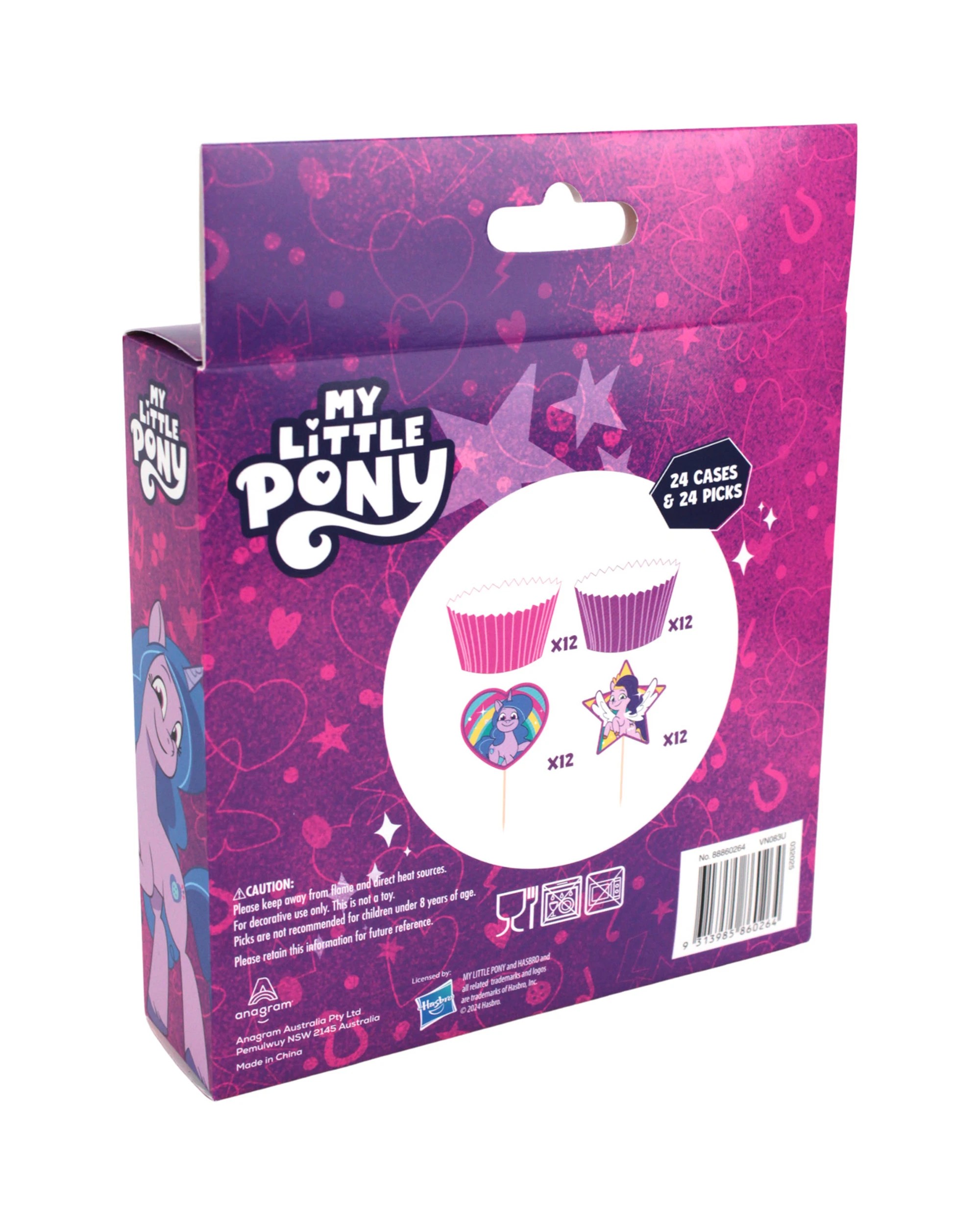 4 Anagram My Little Pony Tell Your Tale Cupcake Decorating Kit Pack of 24 - Multi, 4 of 4