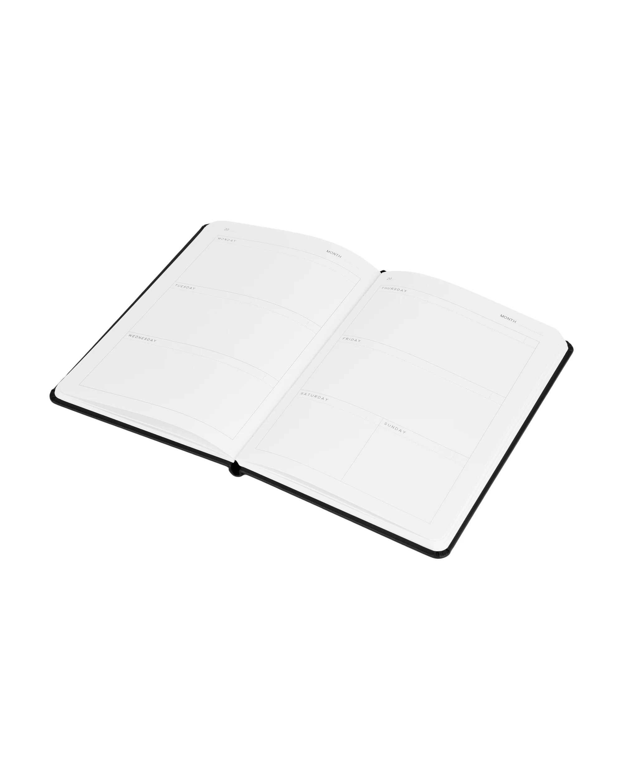 3 Undated Planner Black 80gsm 160 Pages, 3 of 5