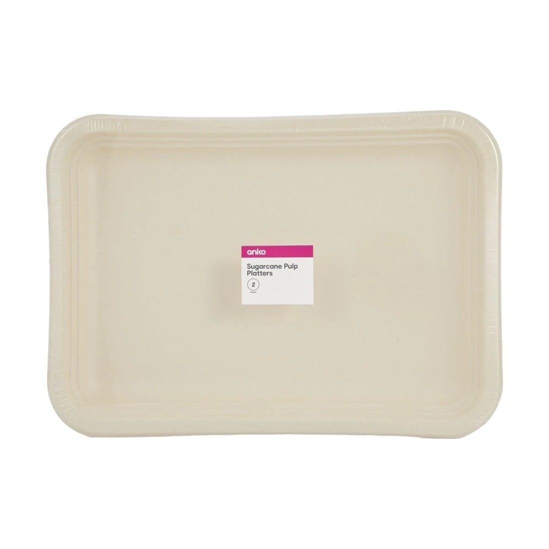 5 2 Pack Sugarcane Pulp Platters, 5 of 5