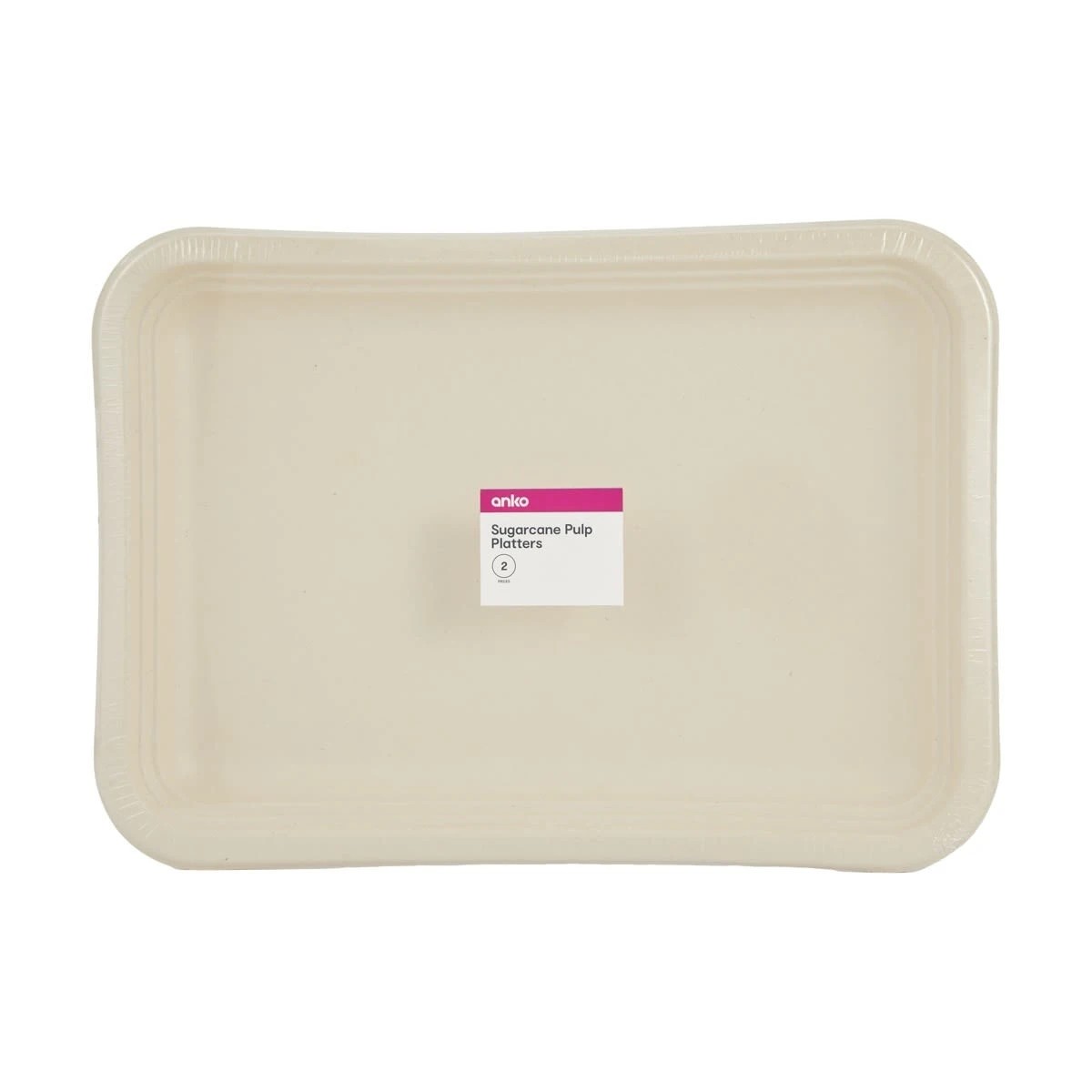 5 2 Pack Sugarcane Pulp Platters, 5 of 5