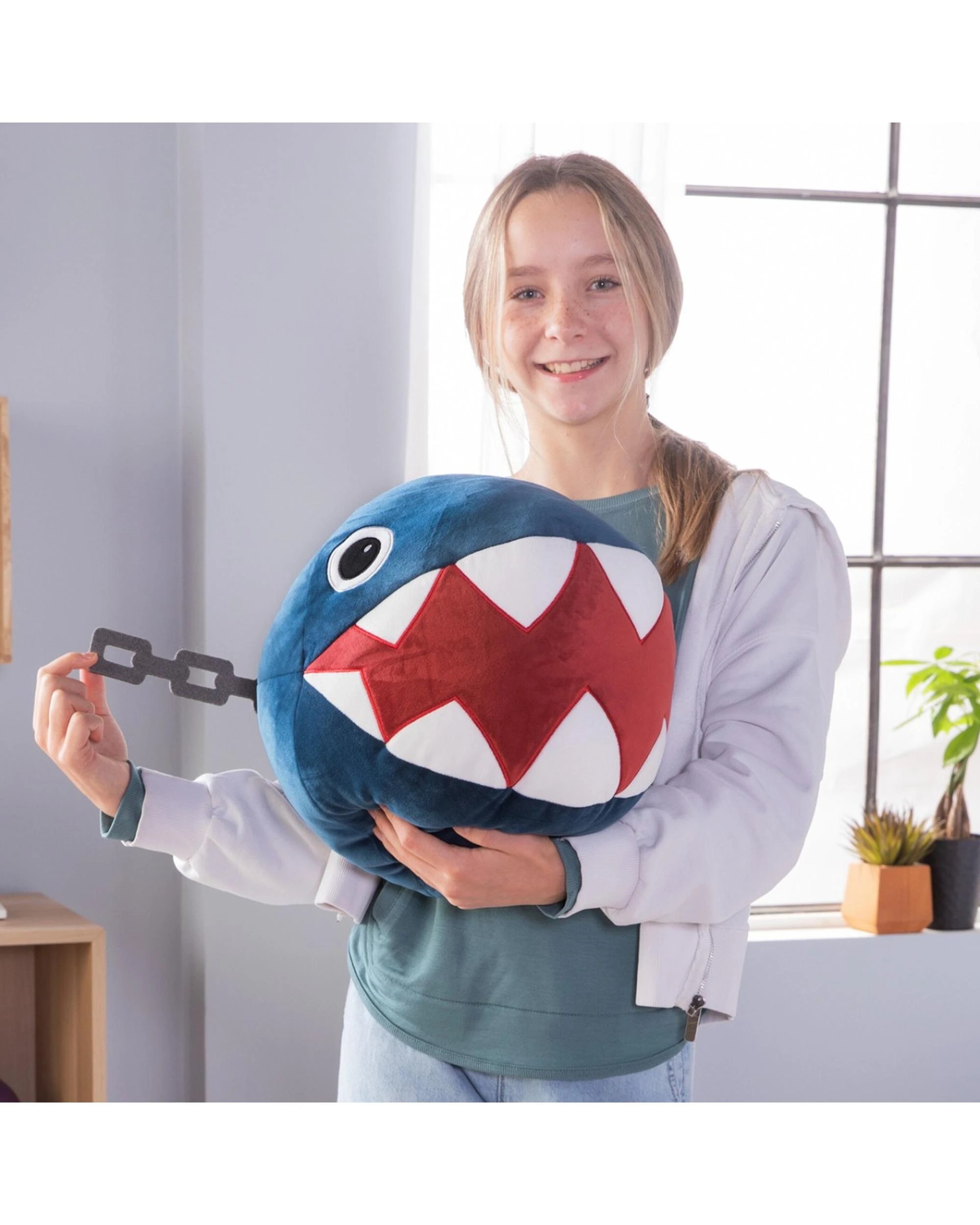4 Super Mario Chain Chomp Mega Mocchi Mocchi 15 inch Plush, 4 of 5