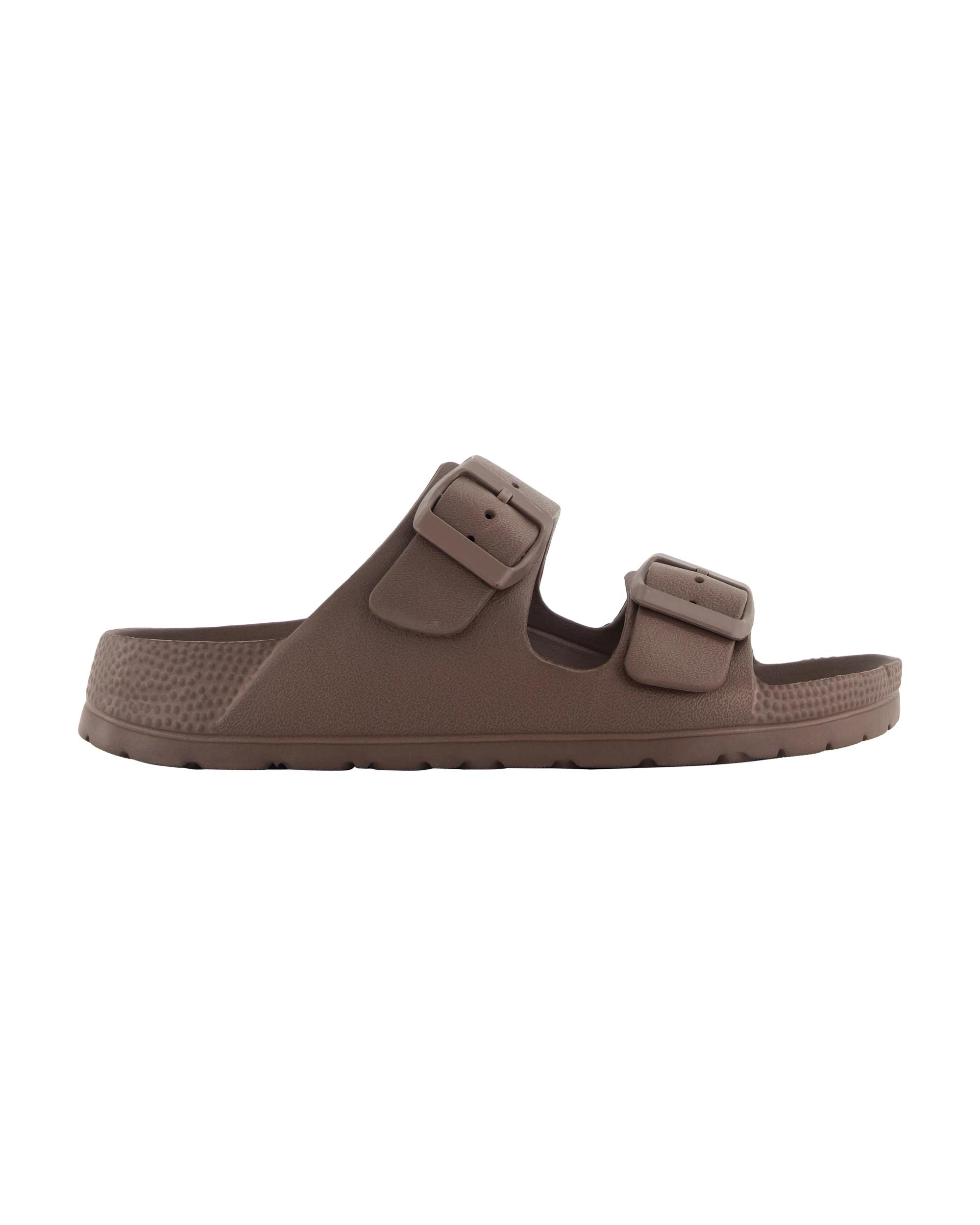 1 Two Band Beach Slides Chocolate, 1 of 3
