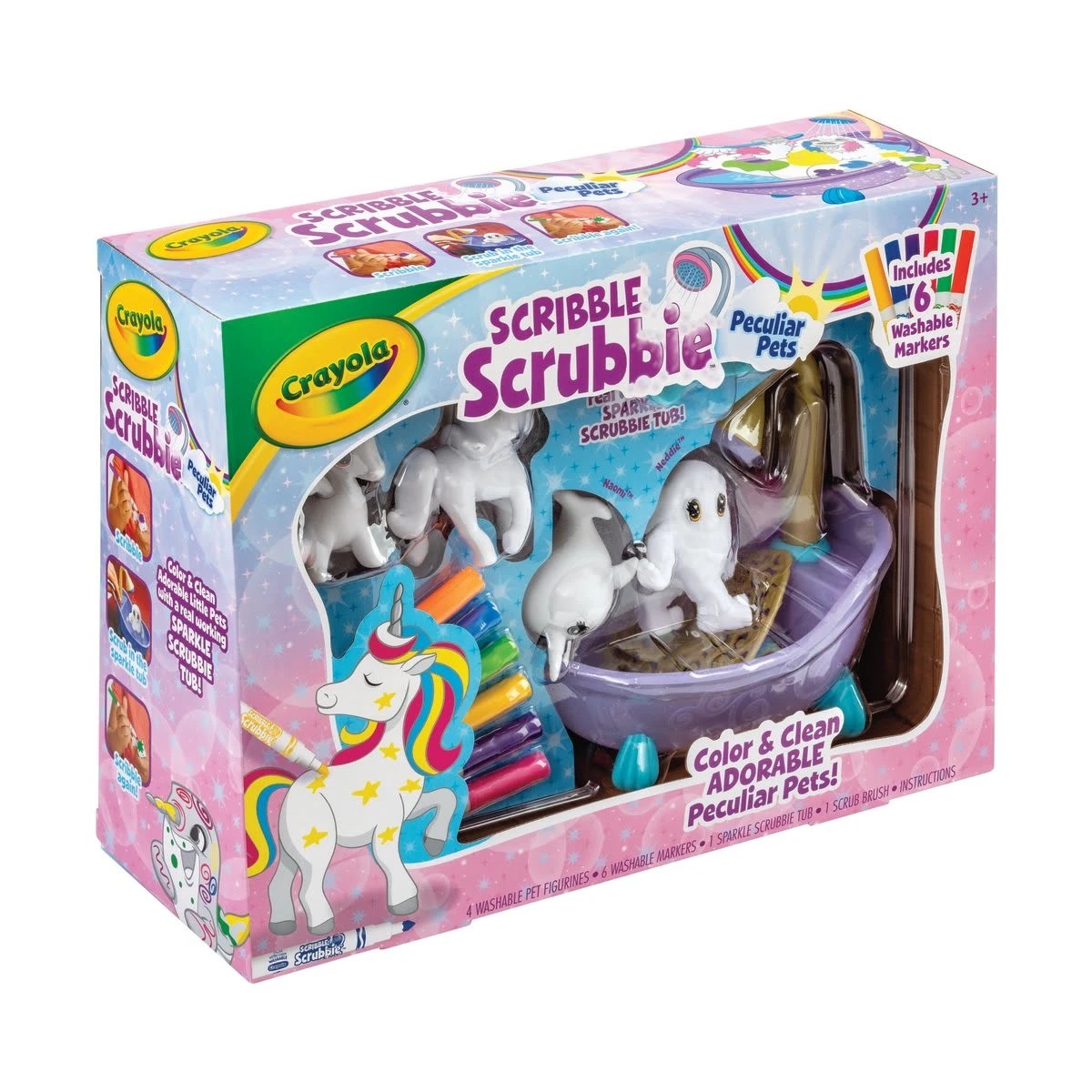 1 Crayola Scribble Scrubbie Peculiar Pets Sanctuary Kit, 1 of 5