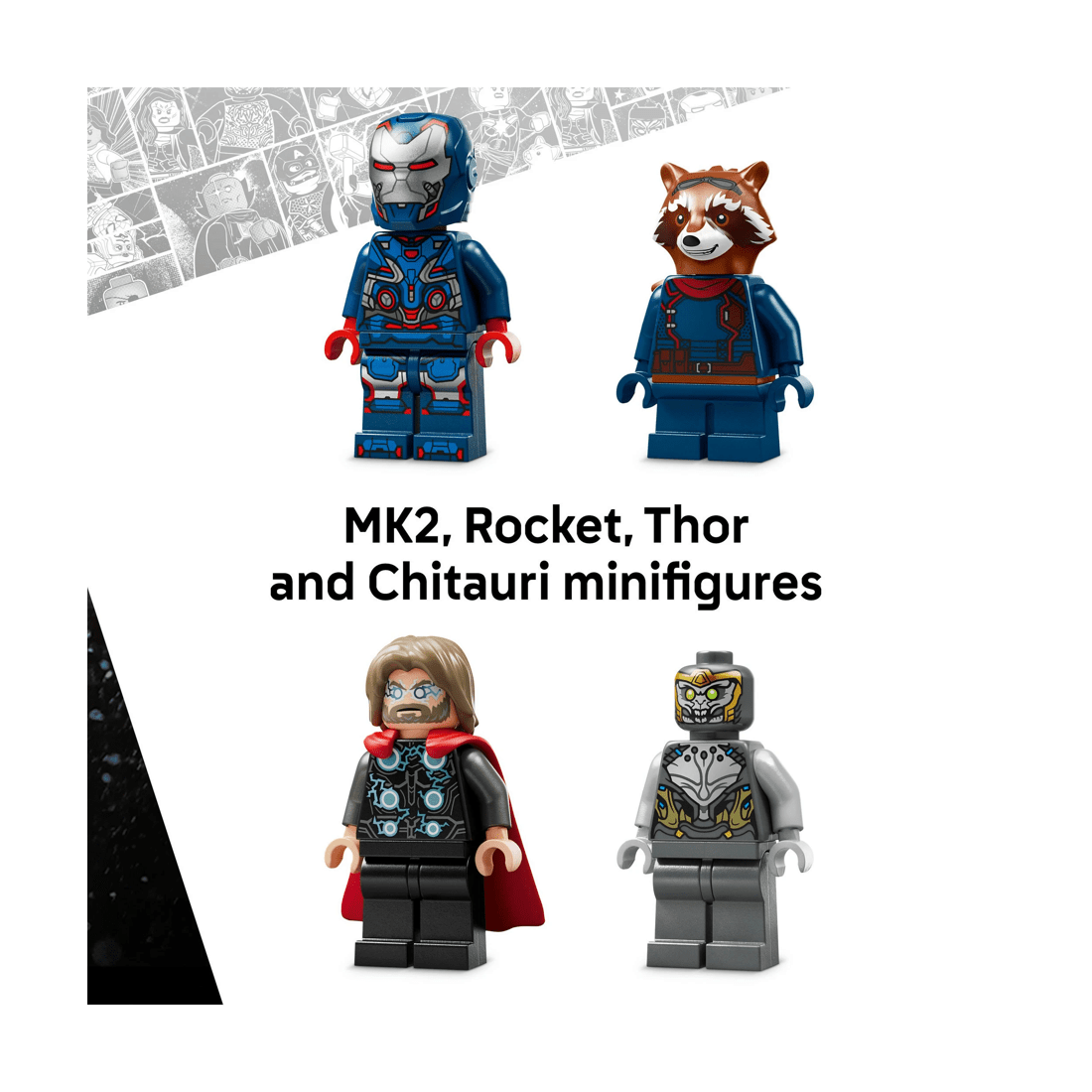 6 LEGO Marvel Super Heroes Avengers: Endgame Thor vs. Chitauri 76322, 6 of 10