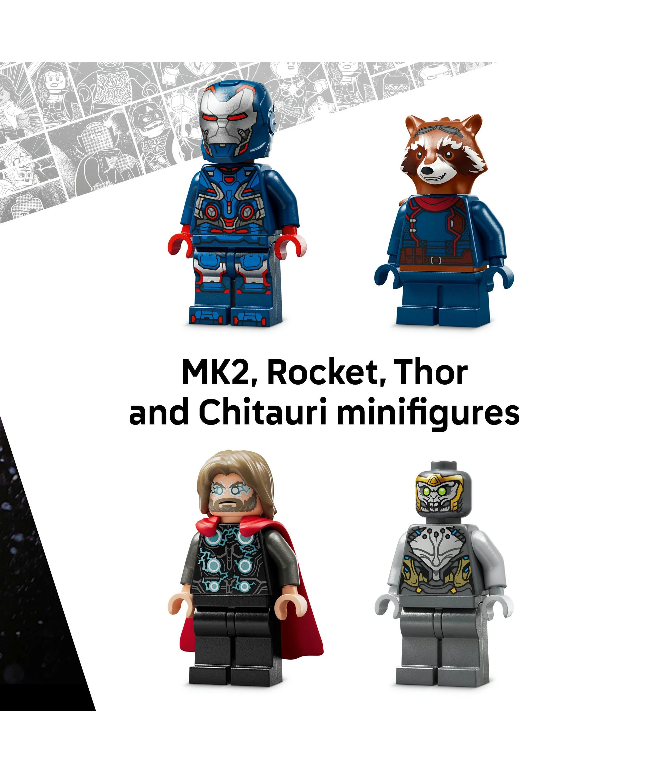 6 LEGO Marvel Super Heroes Avengers: Endgame Thor vs. Chitauri 76322, 6 of 10