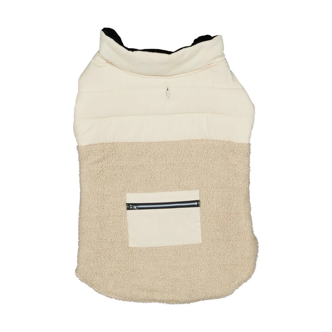 5 Pet Puffer Vest - Extra Extra Large, Cream, 5 of 10