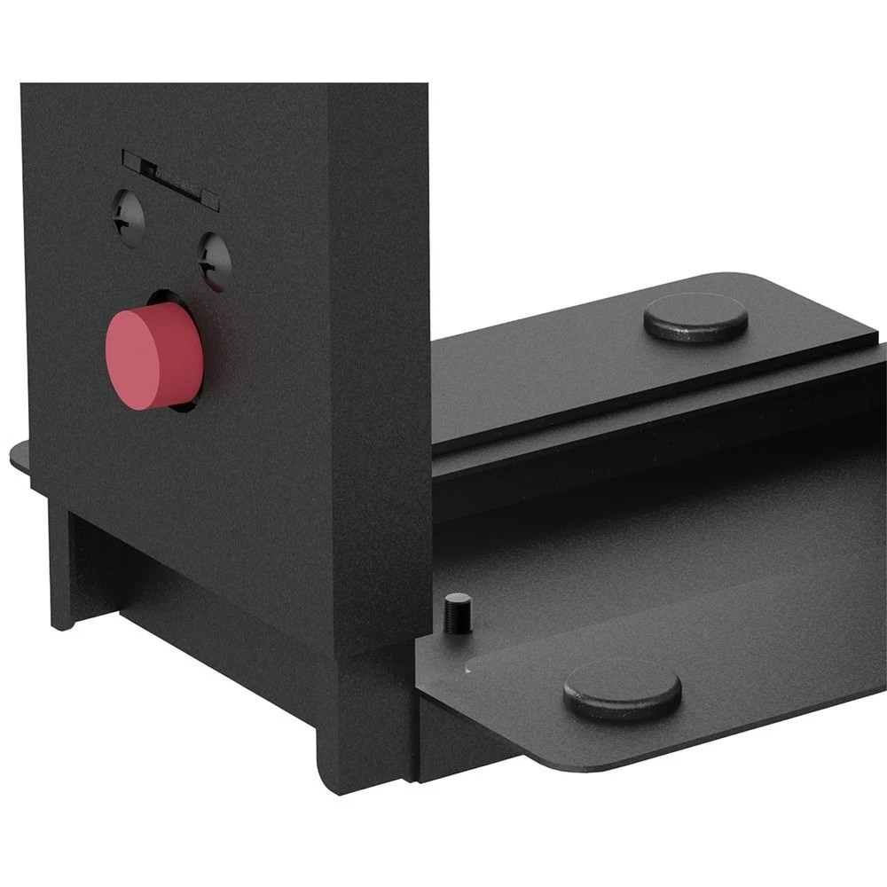 4 Strike Under Desk PC Holder Office Furnishing Accessories Parts, 4 of 9