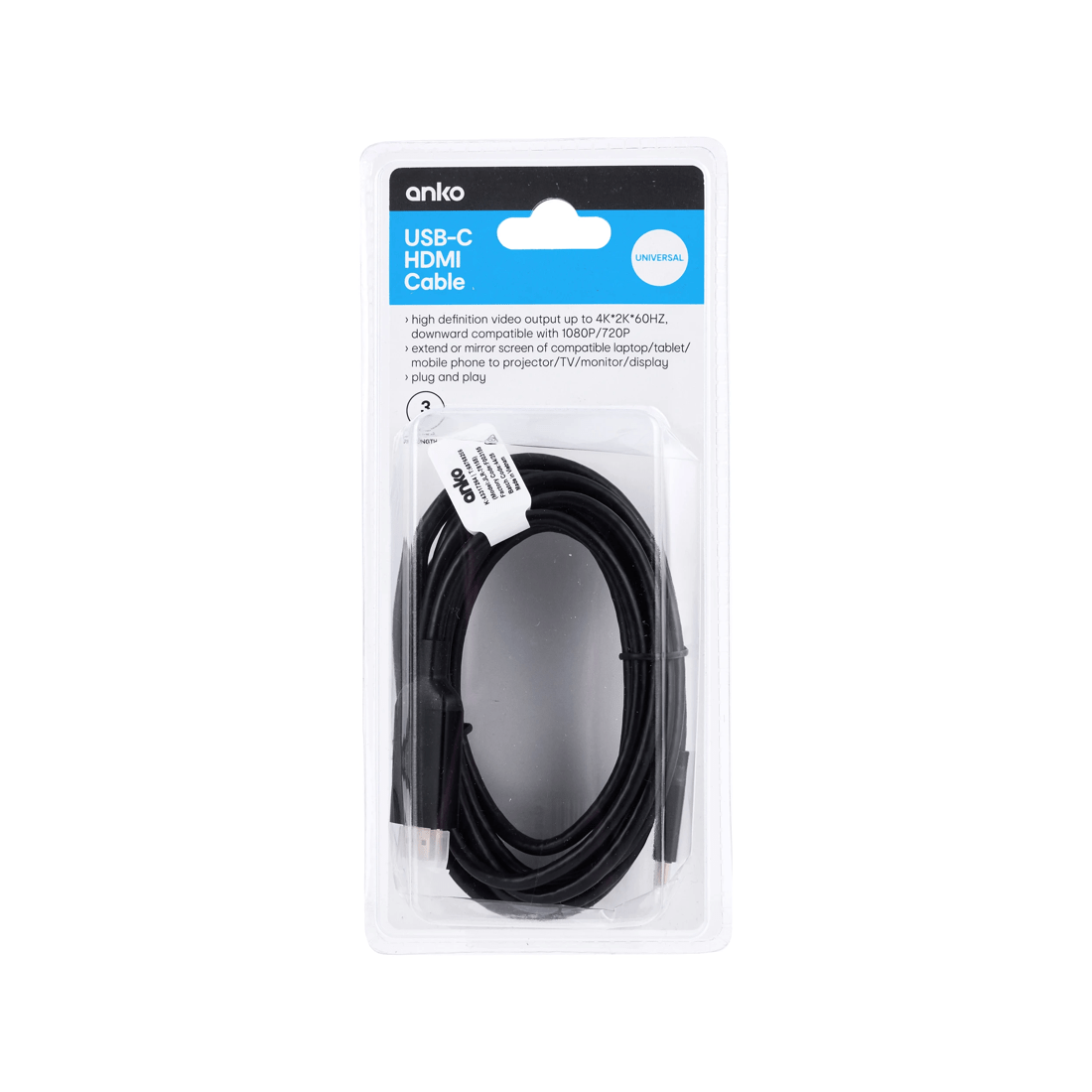 6 USB Type C to HDMI Cable - 3m, 6 of 6