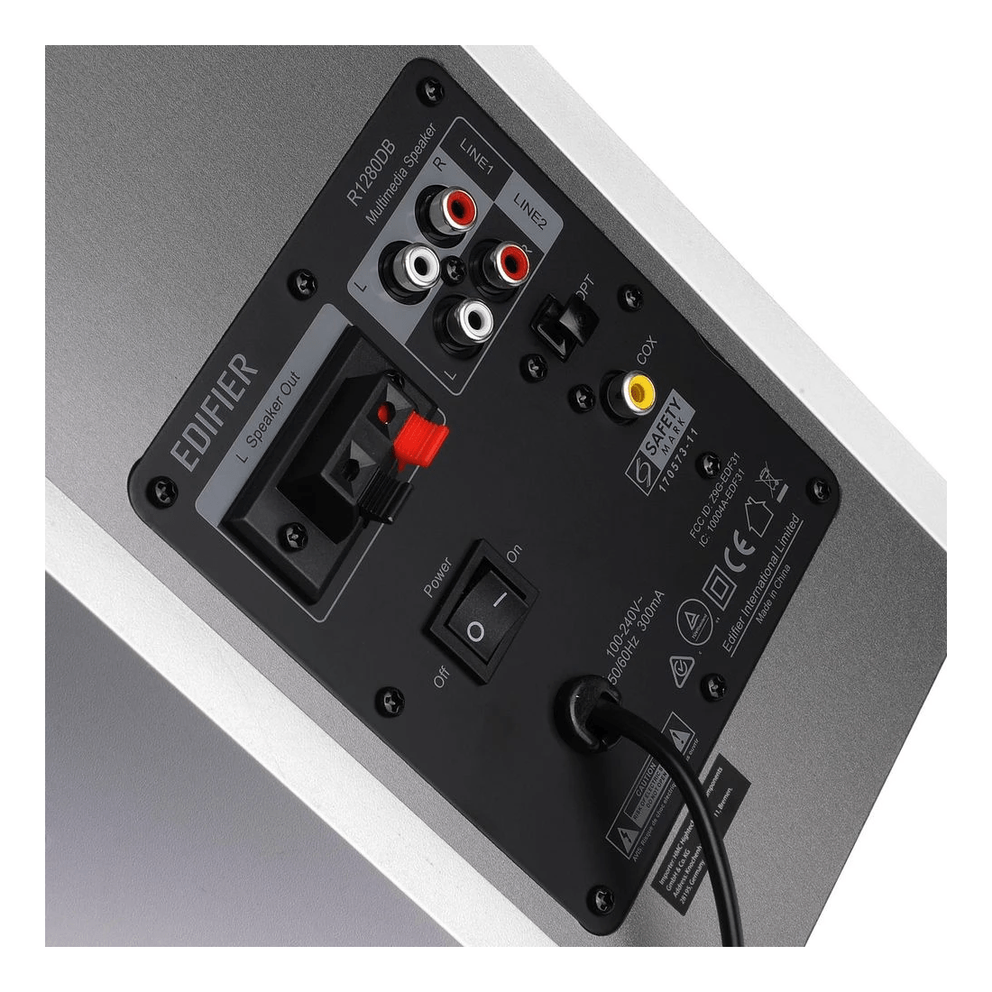 6 EDIFIER R1280DB Bluetooth Bookshelf Speaker Silver/White, 6 of 10