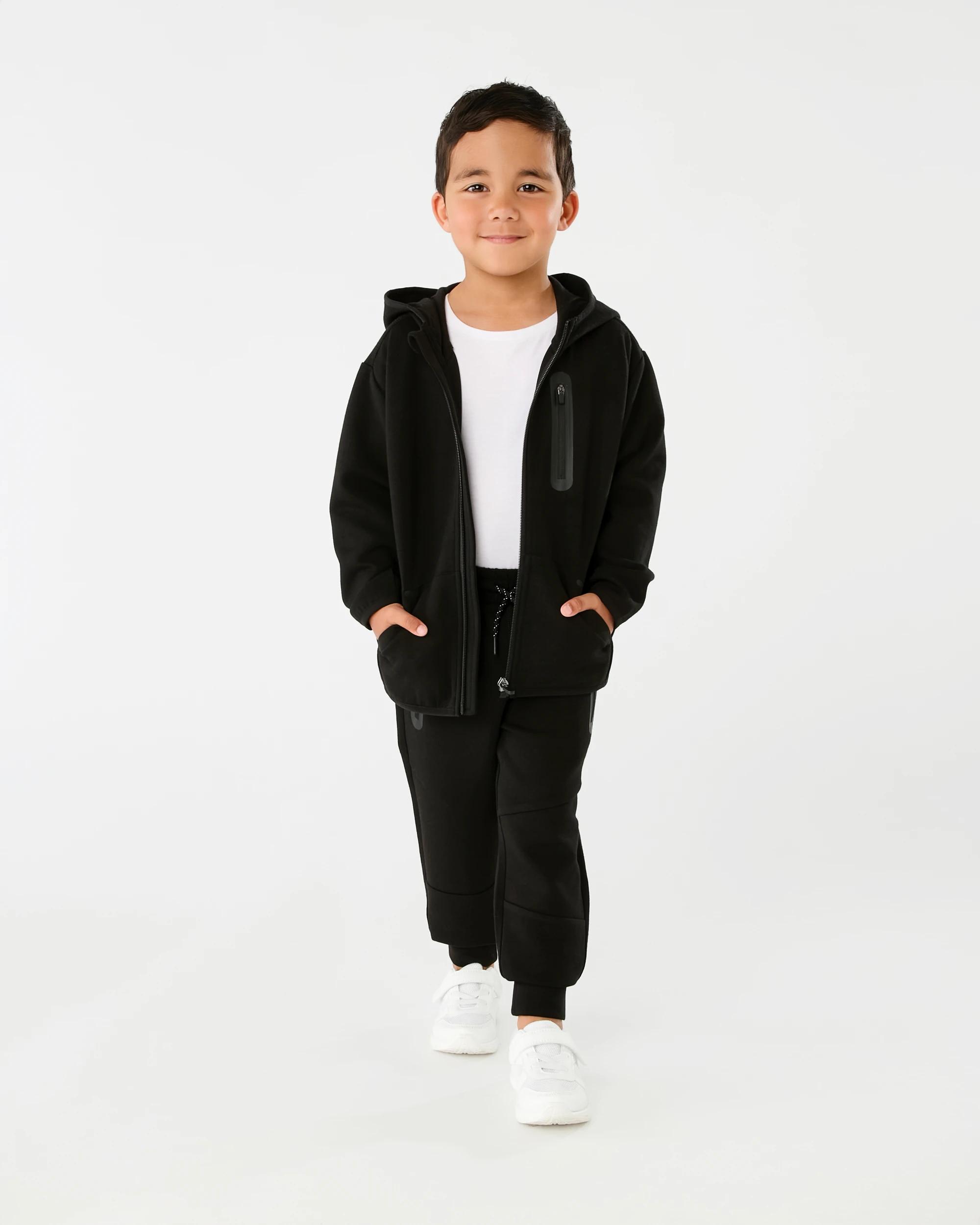 6 Active Kids Trackpants Black, 6 of 6