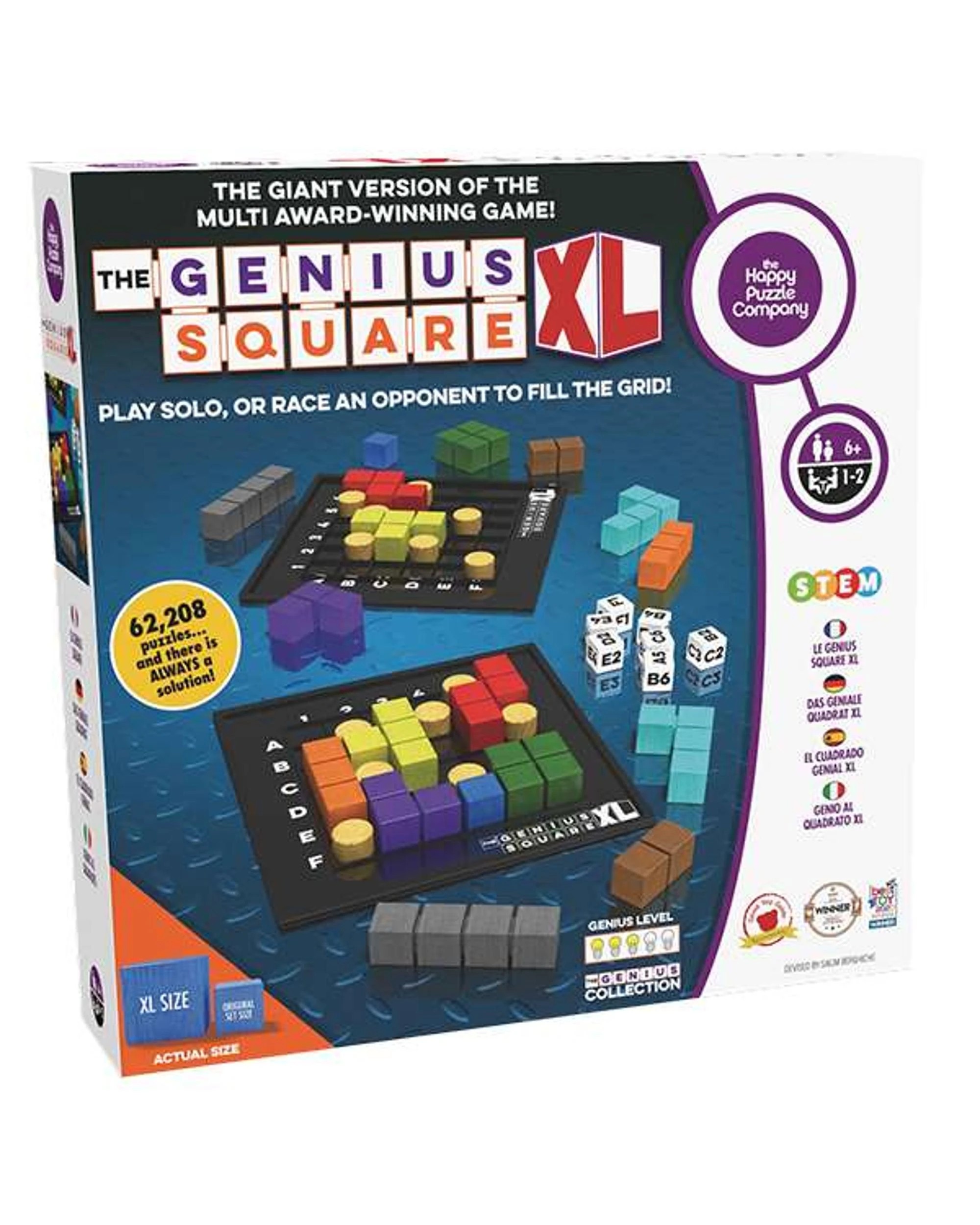 1 The Genius Square XL Puzzle Game, 1 of 1