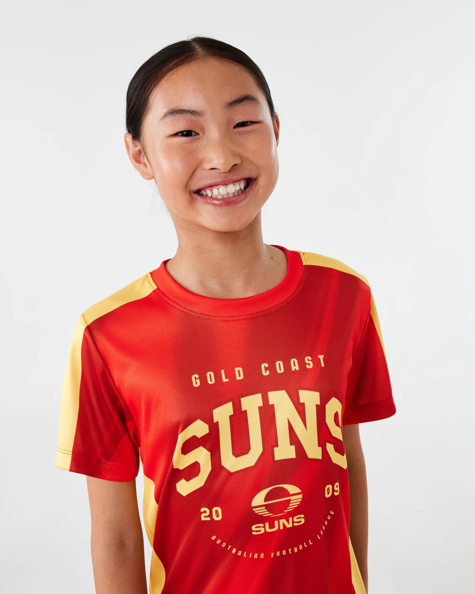 4 Official AFL Youth Training T-shirt Gc Suns, 4 of 8