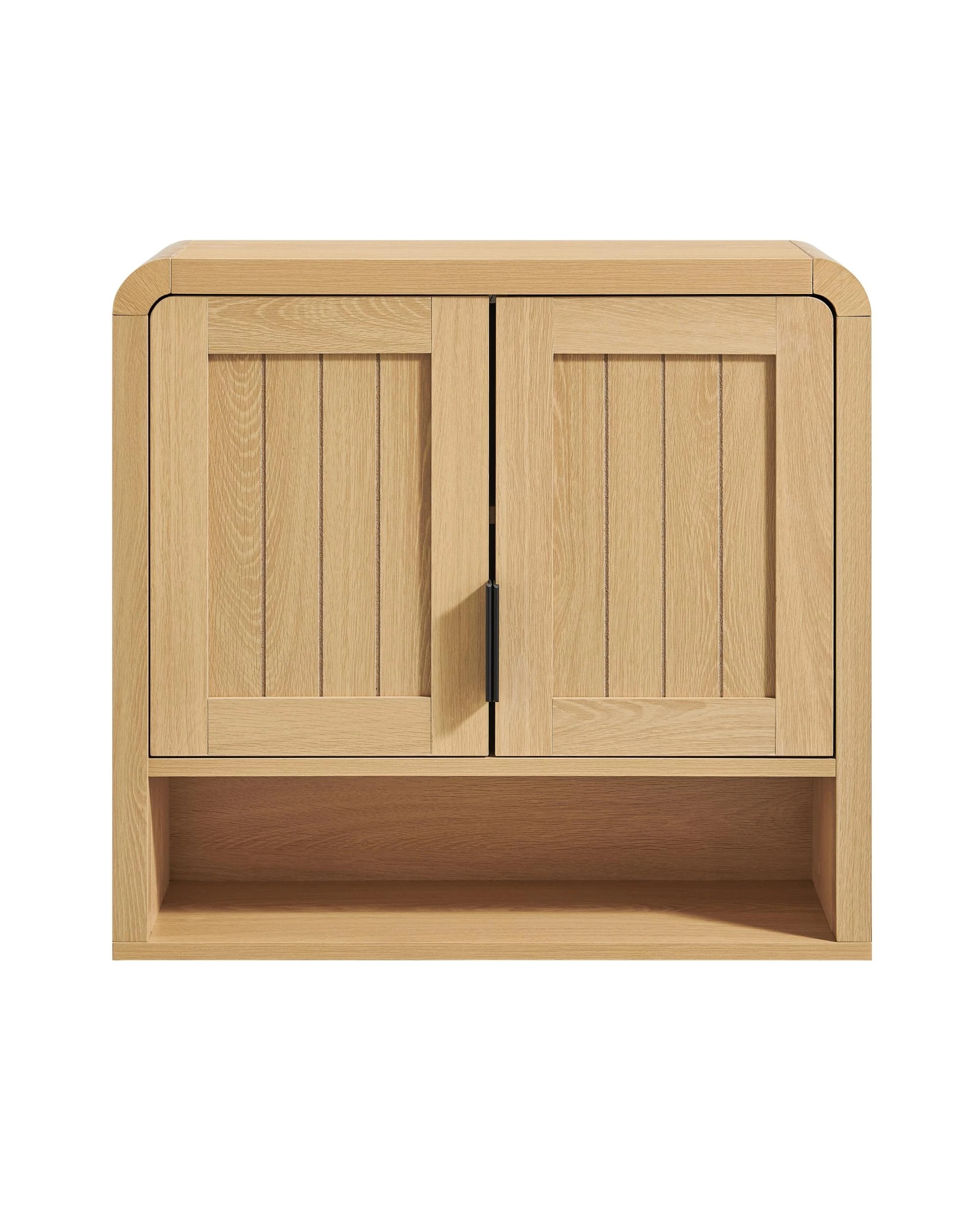 4 Kodu Wall Mount Hanging Cabinet 2 Doors - Natural, 4 of 9