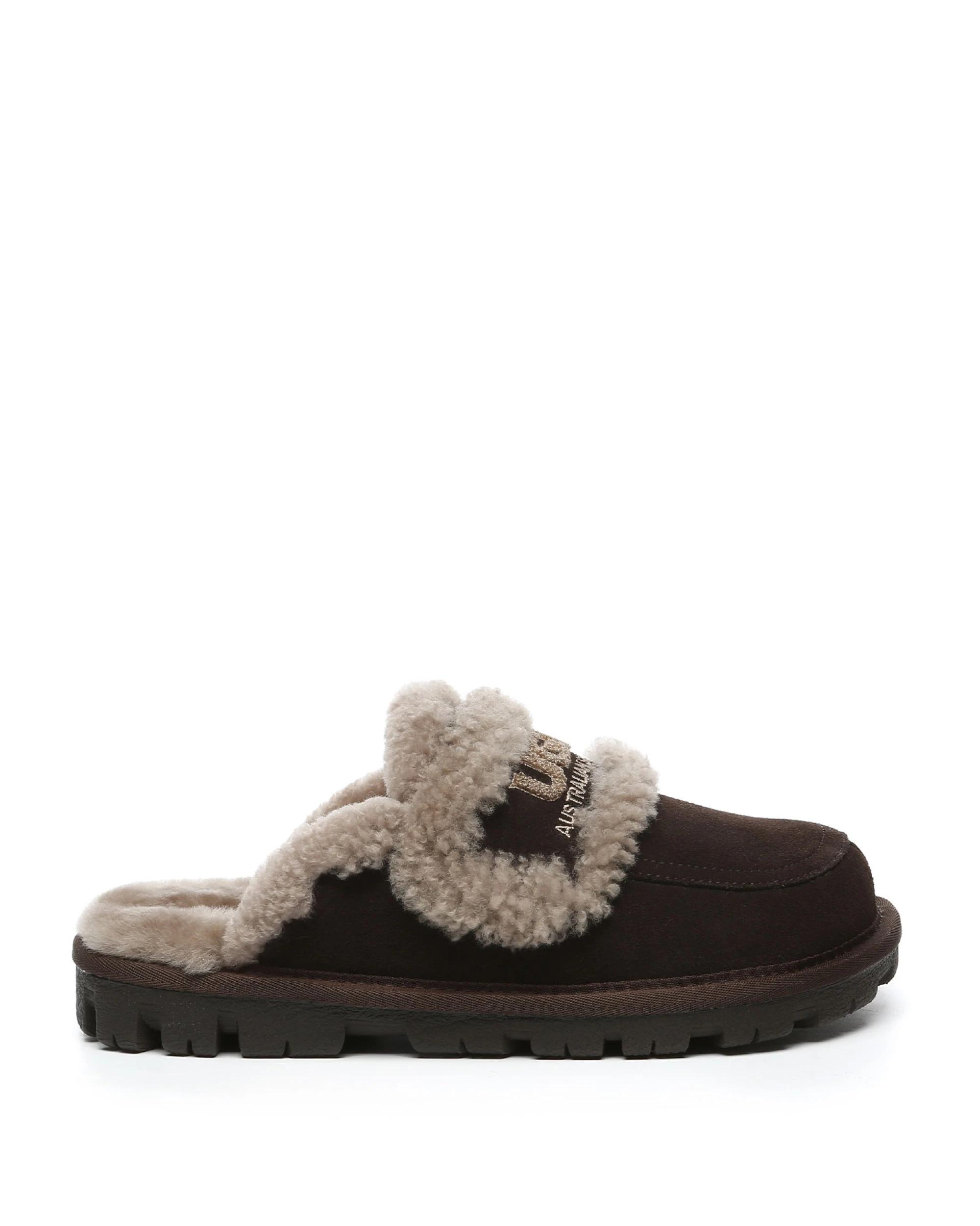 1 Australian Shepherd UGG Men Rilee Slippers CHOCOLATE, 1 of 5