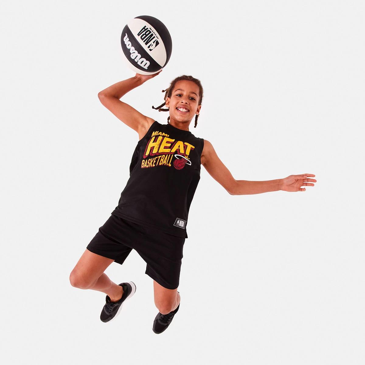 8 Official NBA Kids Mesh Tank Heat 7cga, 8 of 10
