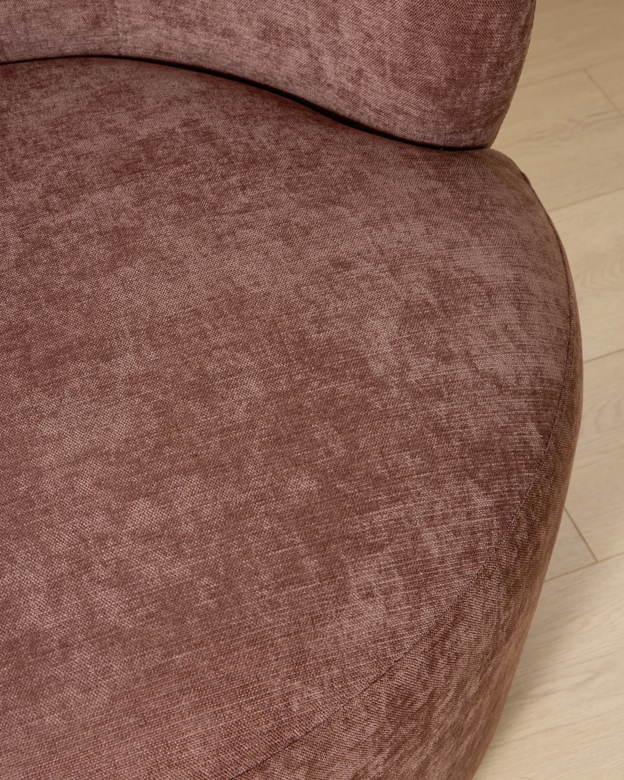 6 Clara Swivel Lounge Chair - Plum, 6 of 7