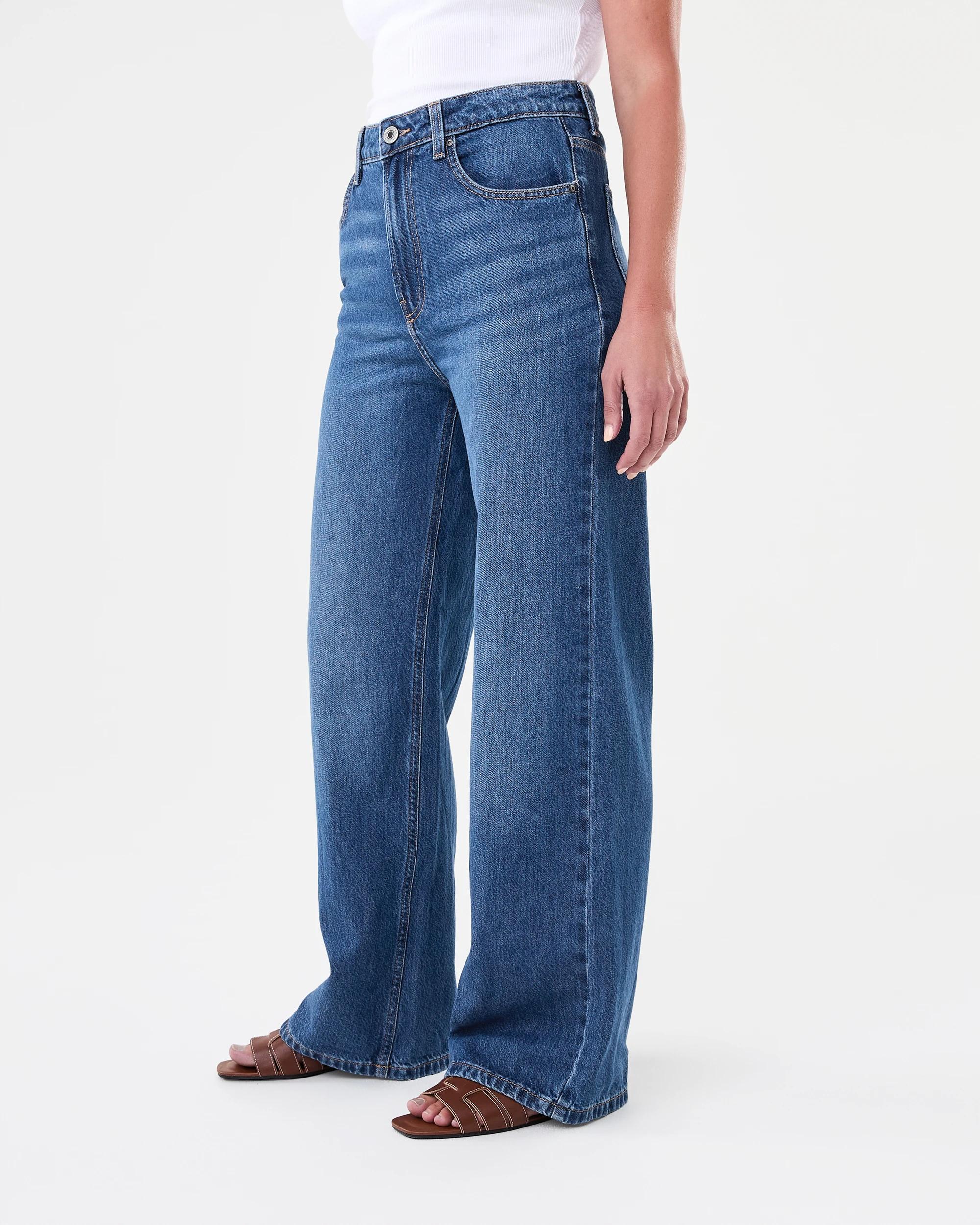 3 Straight Leg Jeans Dark Wash, 3 of 8