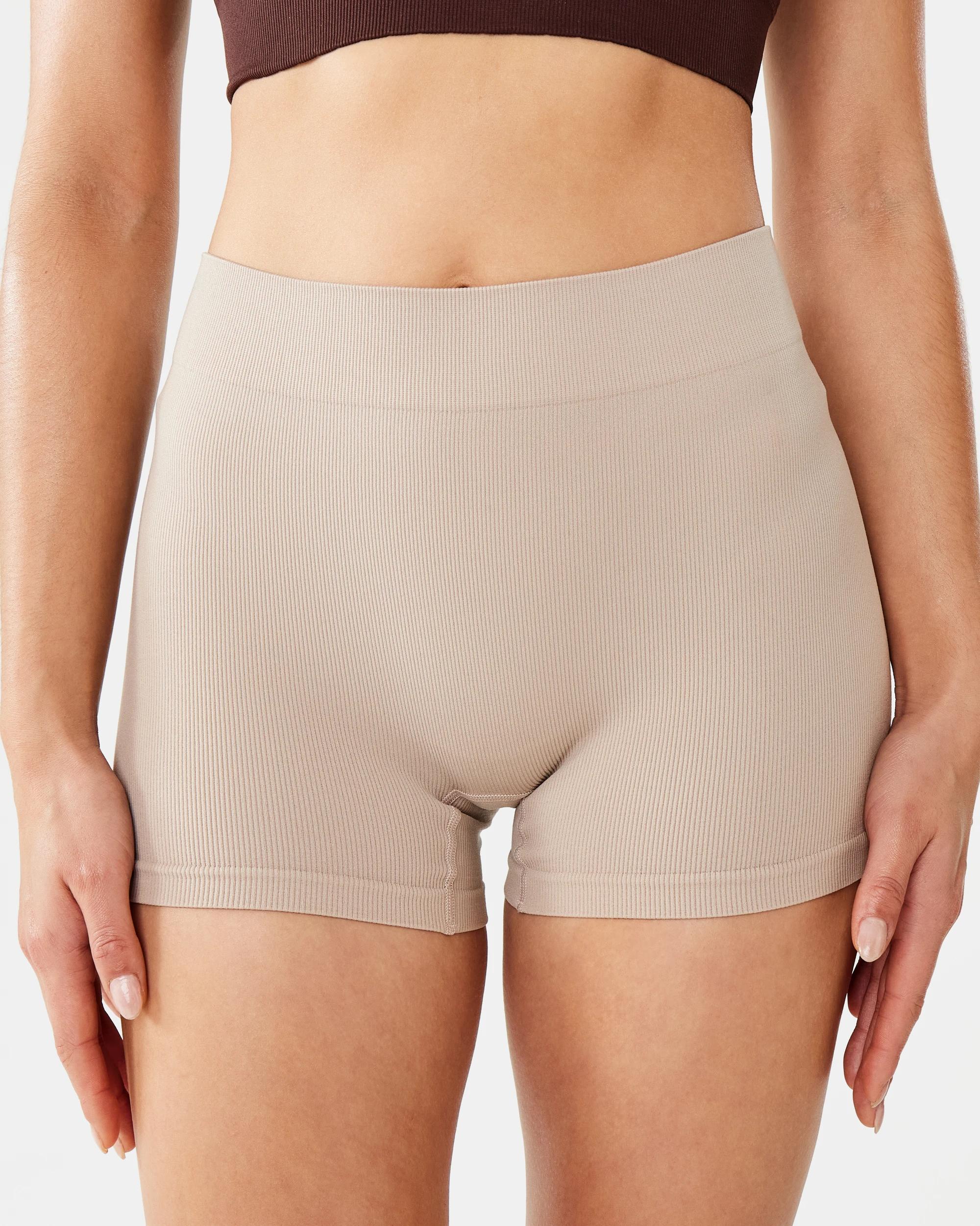 5 3 Pack Seamfree Rib Boyshorts Butterfly, 5 of 10