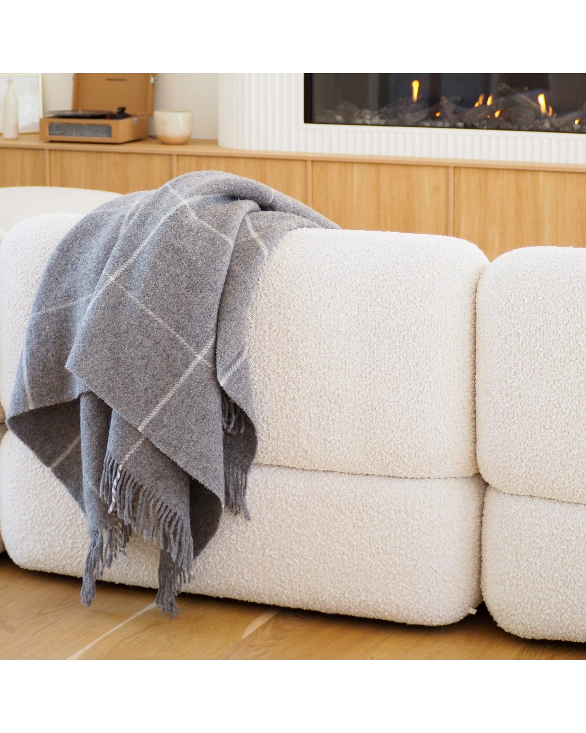 6 Codu Brighton New Zealand Wool Throw Rug Home Decor Striped, 6 of 7
