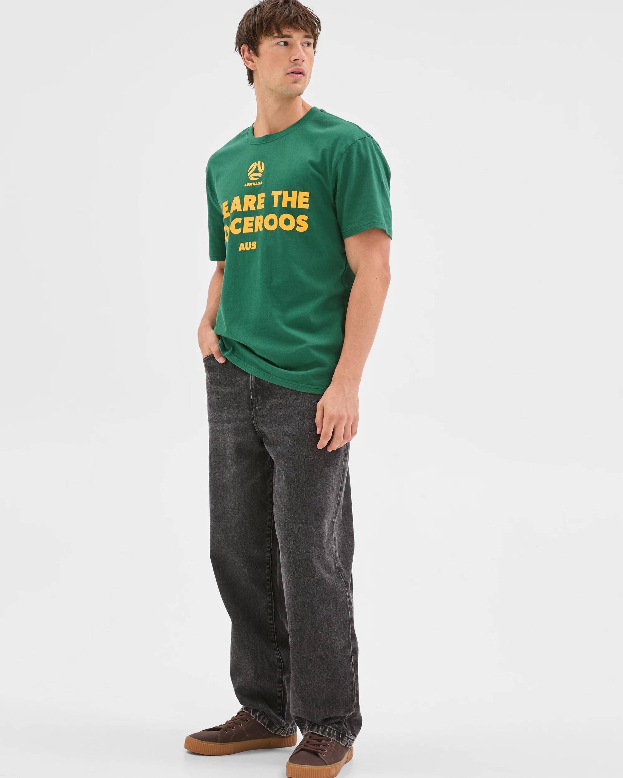 4 Socceroos Short Sleeve T-Shirt GREEN, 4 of 6
