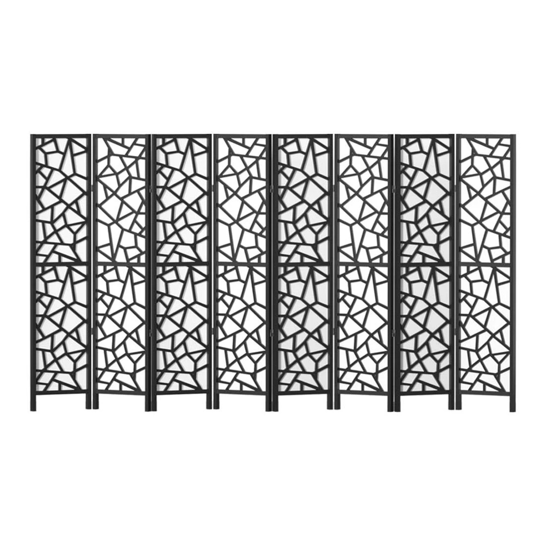 3 Artiss 8 Panel Room Divider Screen 325x170cm Clover - Black, 3 of 7