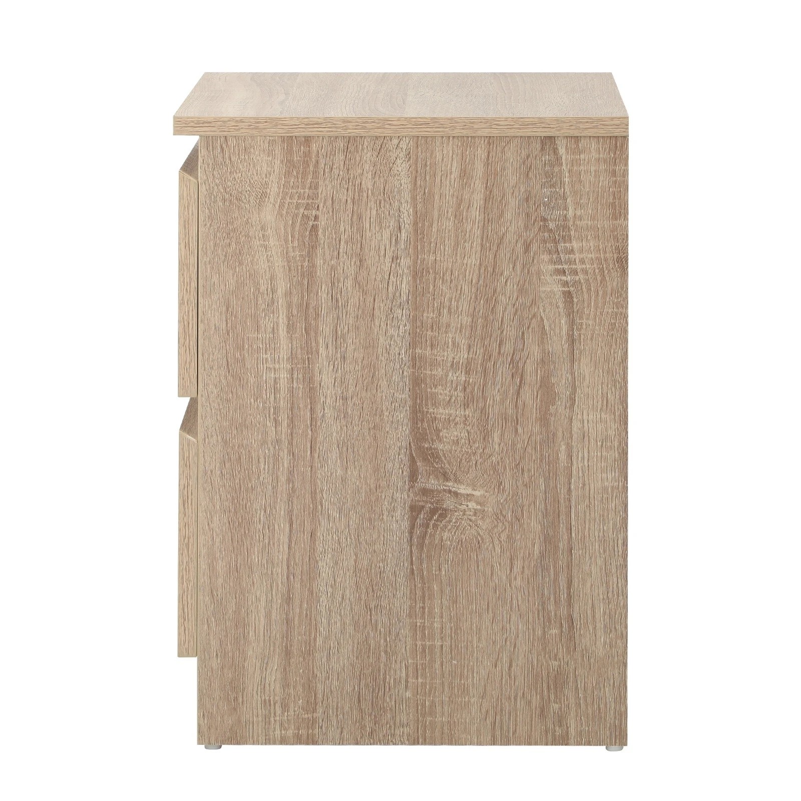 8 Oikiture Bedside Tables Set of 2 Nightstand Side End Table Storage Cabinet - Natural, 8 of 9