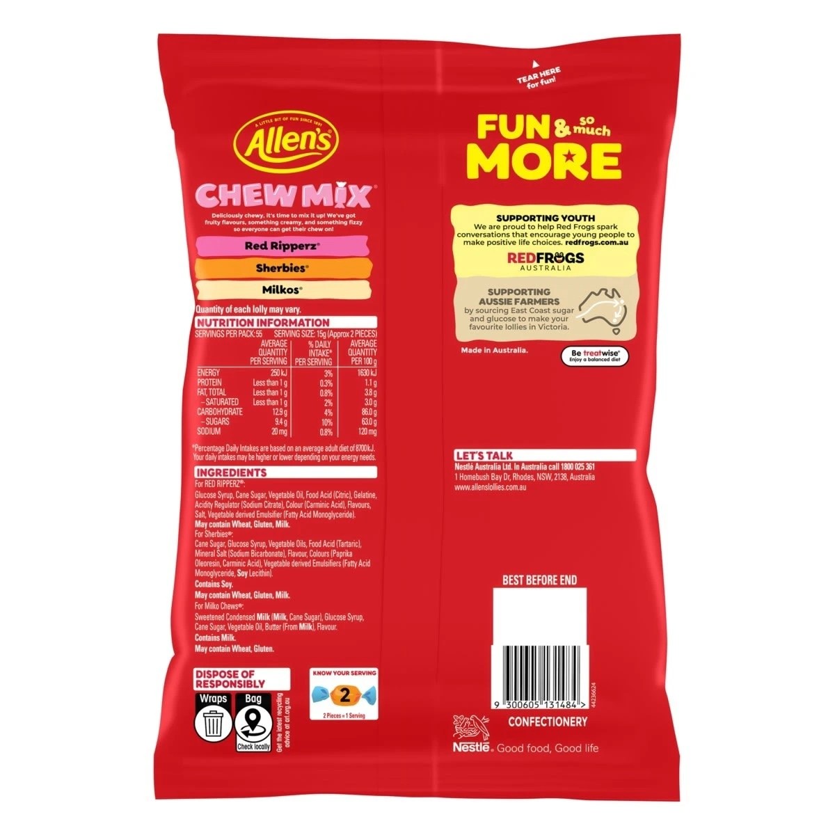 2 Allen's Chew Mix 830g, 2 of 2