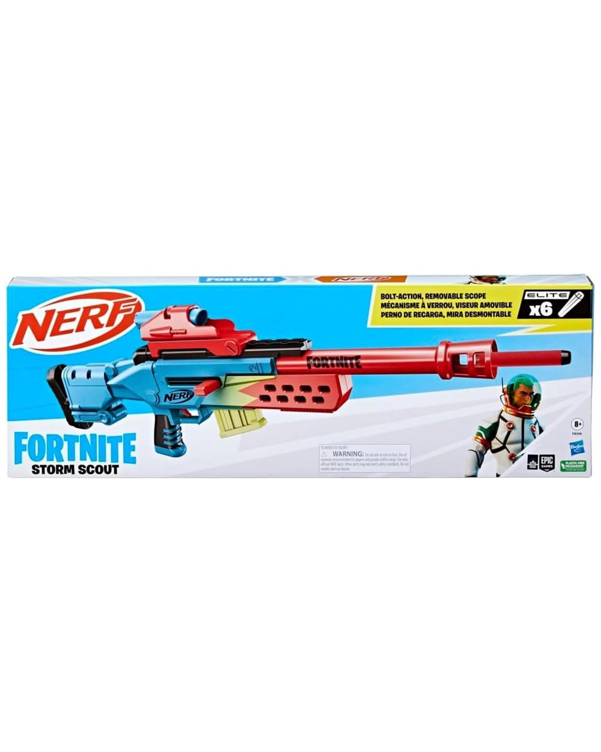 4 NERF Fortnite Storm Scout Dart Blaster, 4 of 5
