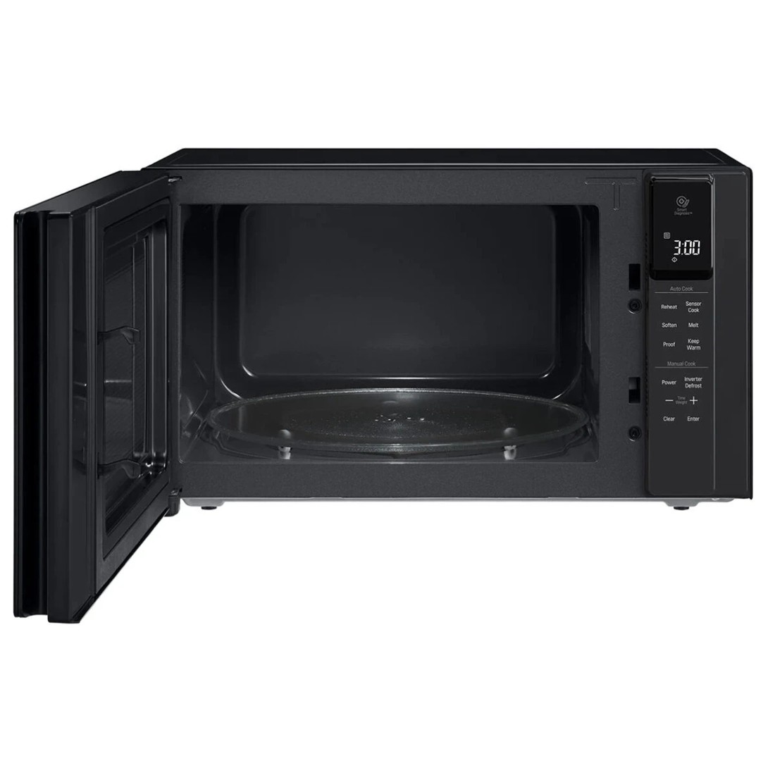2 Lg 42L Neochef Smart Inverter 1200W Black Microwave Oven, 2 of 5