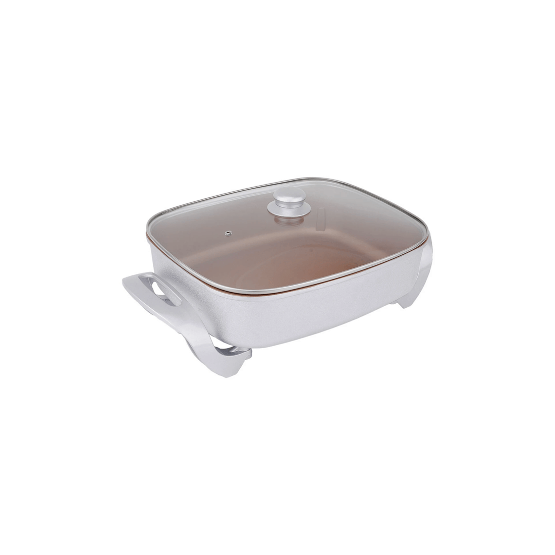 3 Healthy Choice Electric Fry Pan 7.9l 38cm Non-stick 1500w Frying Cookware Copper
 - White, 3 of 7