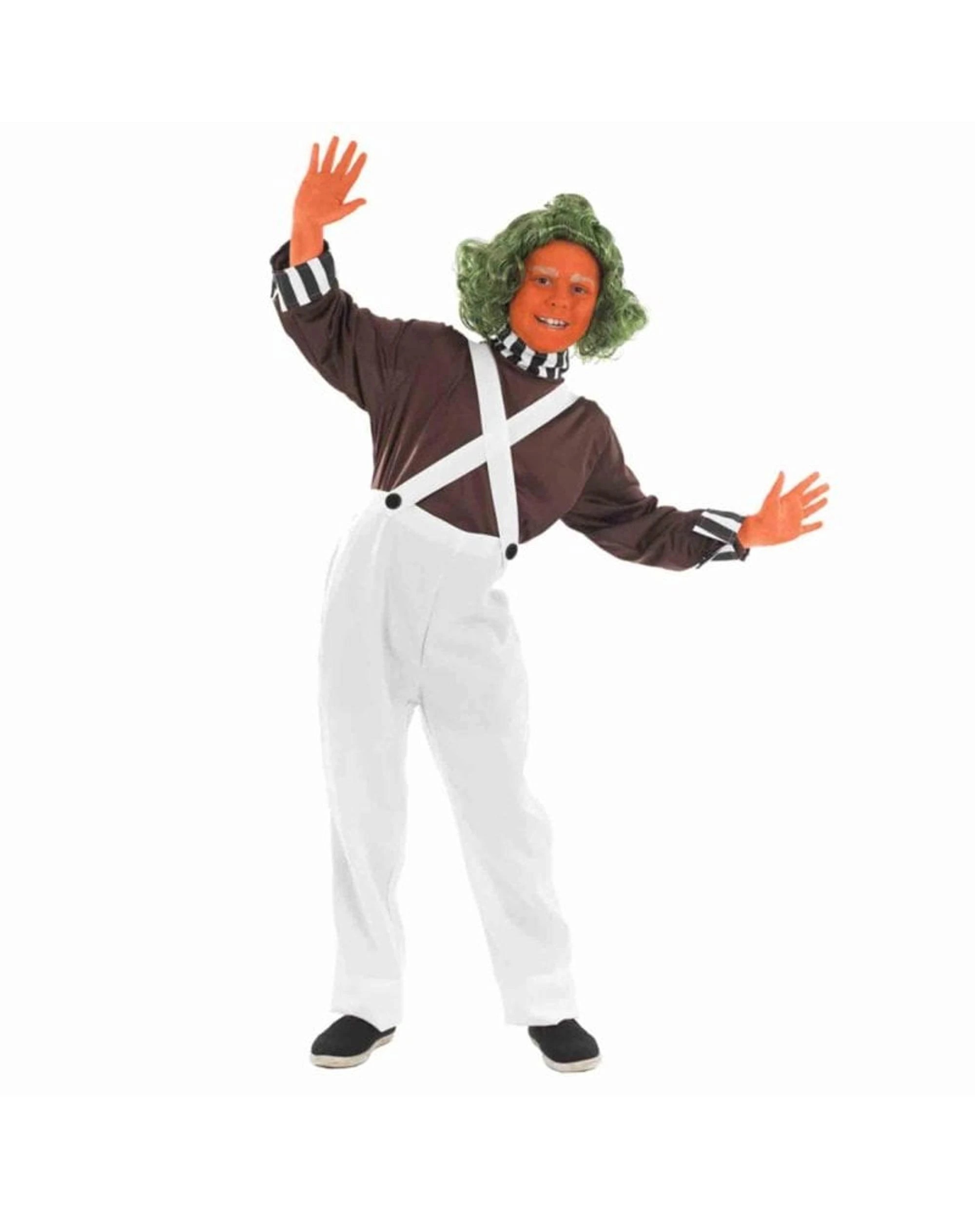 1 Factory Worker Boy Costume Size 7-9 Years, 1 of 1