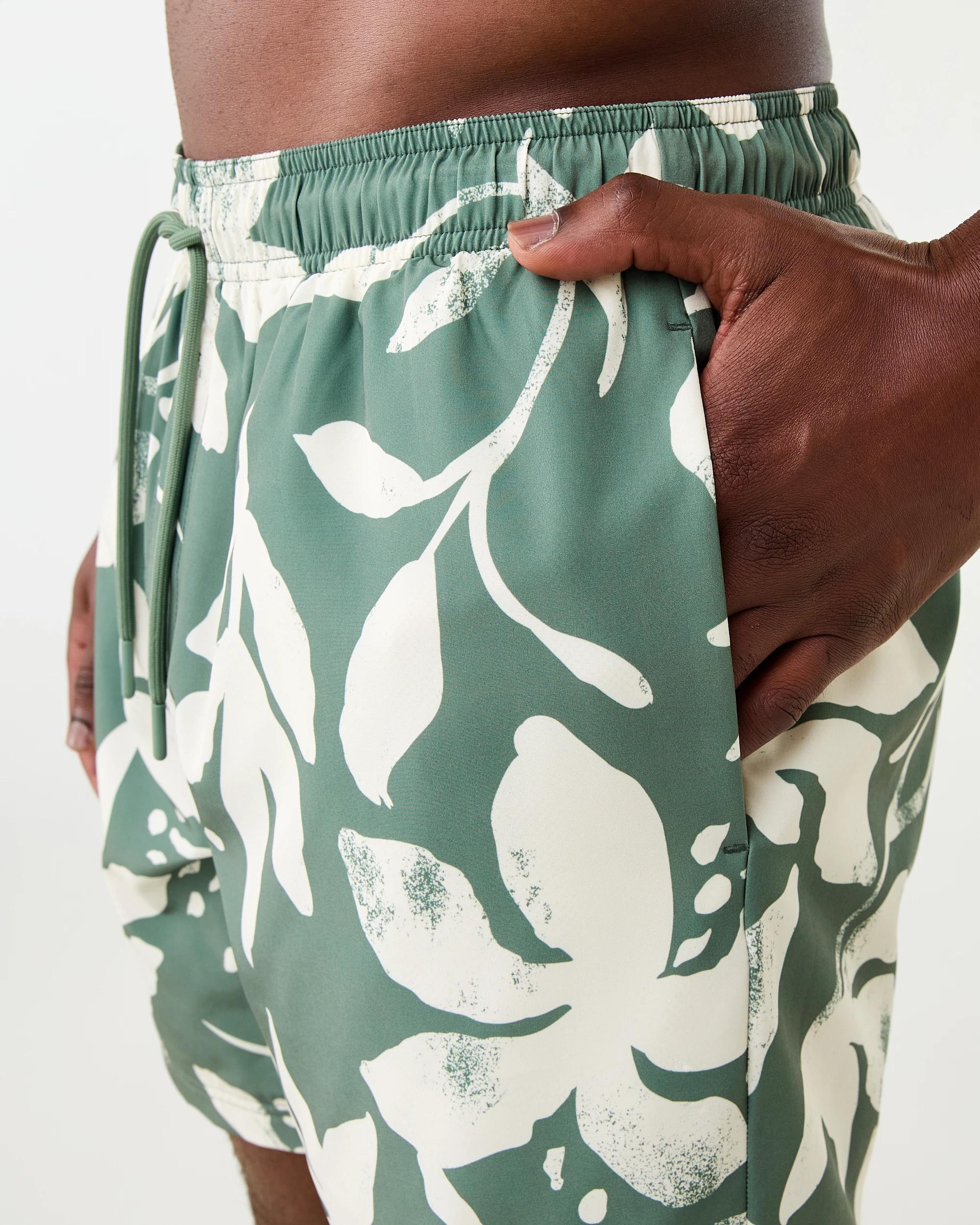 5 Regular Print Boardshorts Grn Troflo, 5 of 7