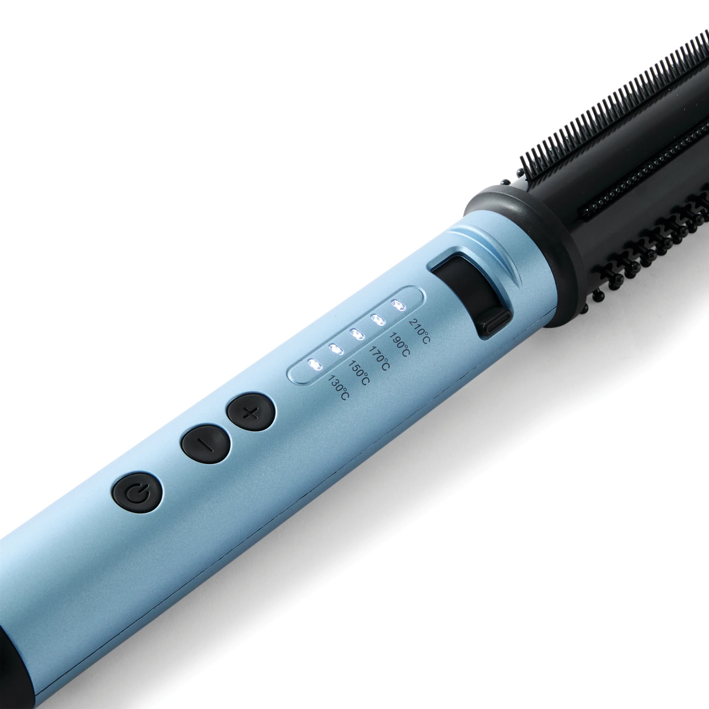 8 Retractable Curling Brush - Blue, 8 of 9