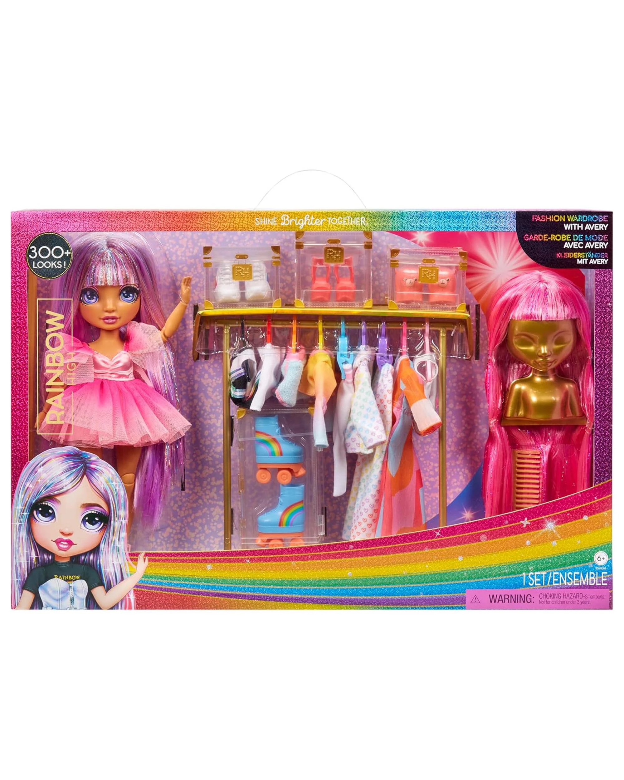 1 Rainbow High Fashion Wardrobe with Avery Styles Doll, 1 of 7