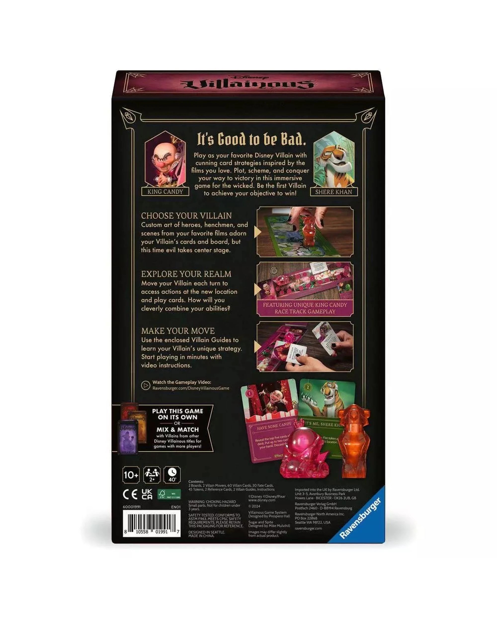 4 Disney Villainous: Sugar and Spite Expansion Board Game, 4 of 4