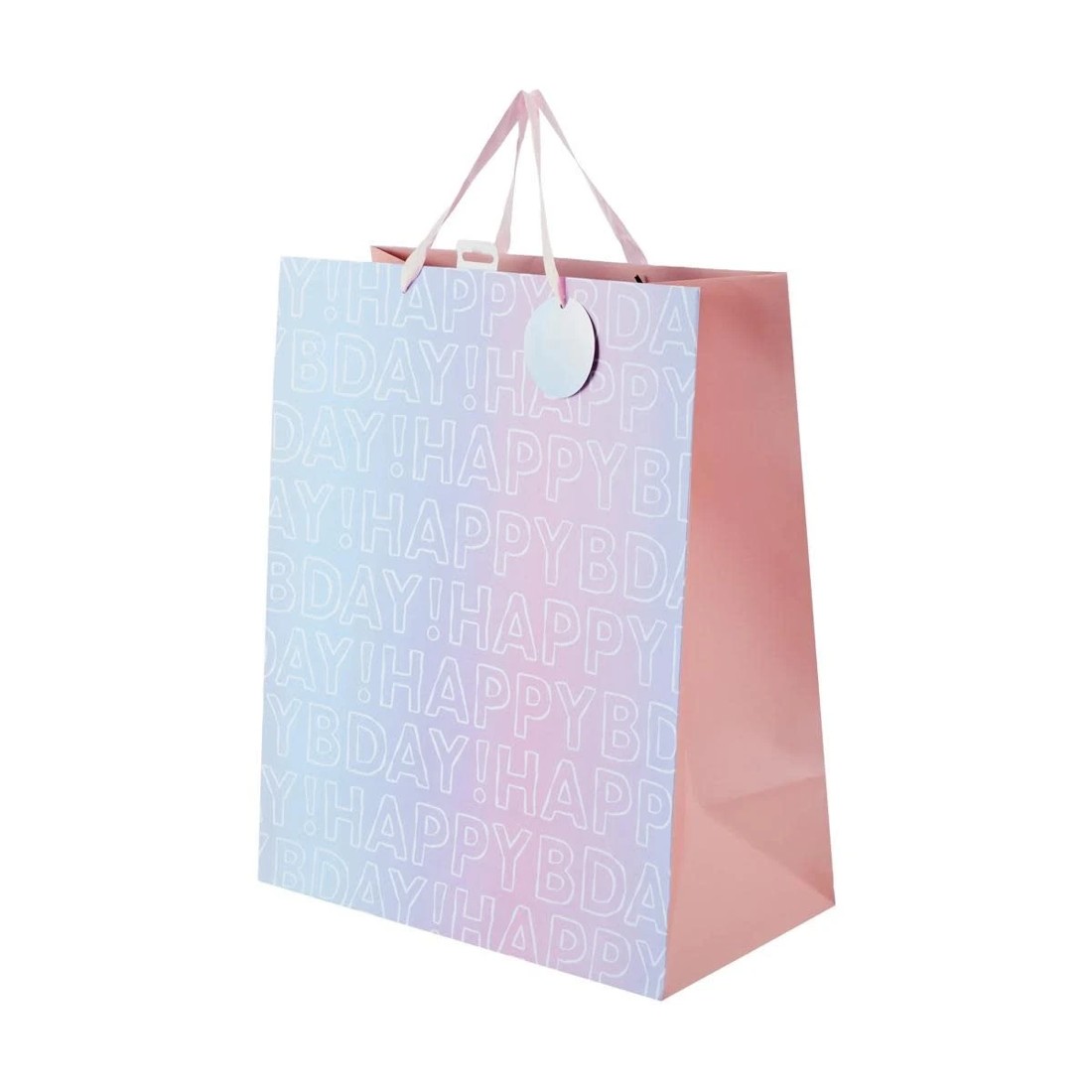 1 Ombre Happy Birthday Jumbo Gift Bag, 1 of 5