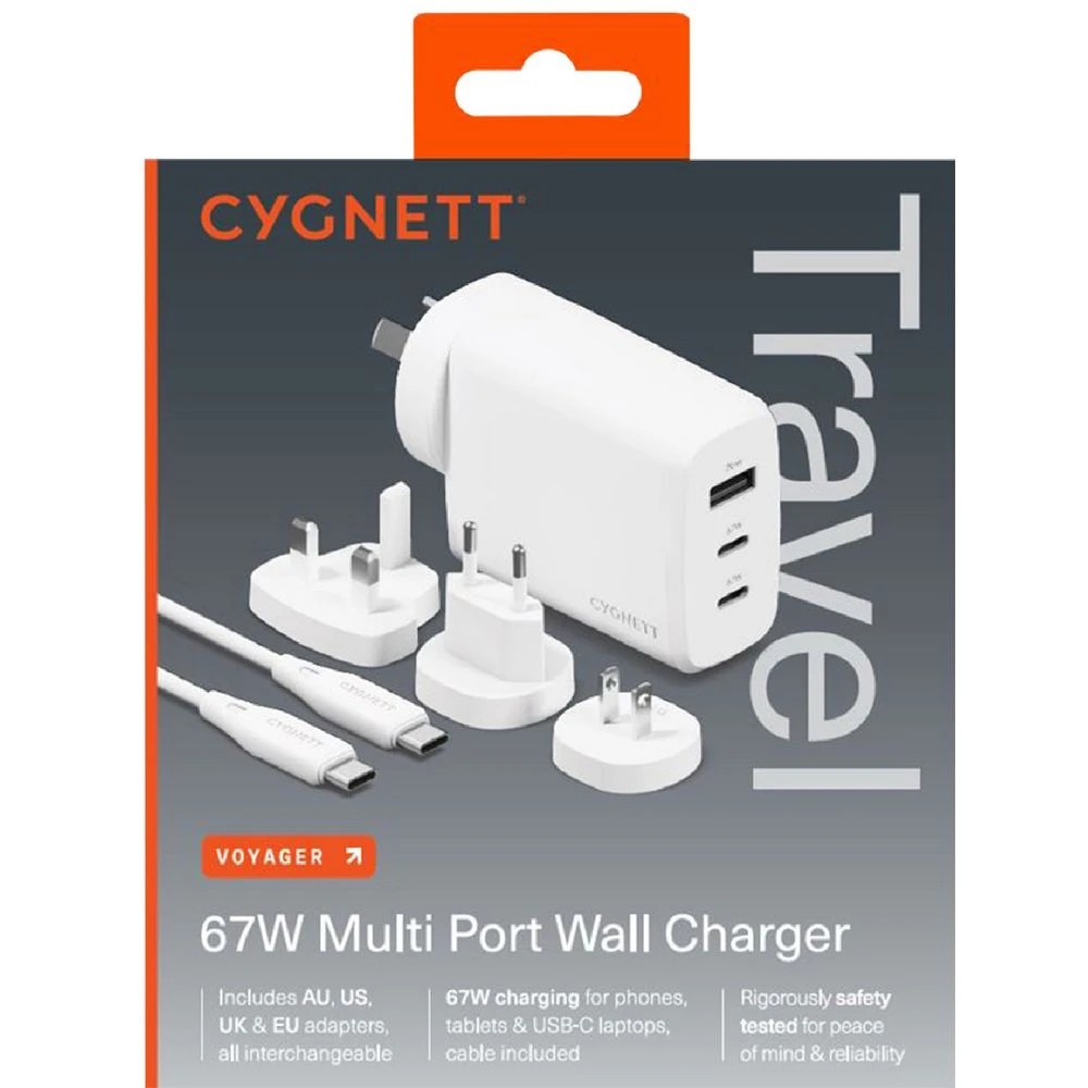 4 Cygnett PowerMaxx 67-Watt Travel Wall Charger with Case, 4 of 4