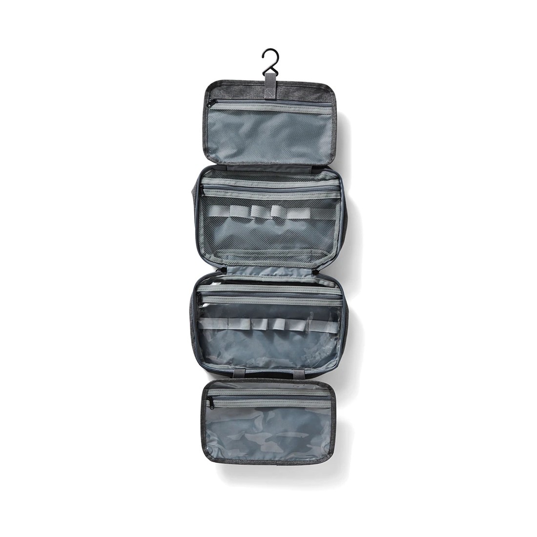 3 Multi Pocket Hanging Organiser - Grey, 3 of 8