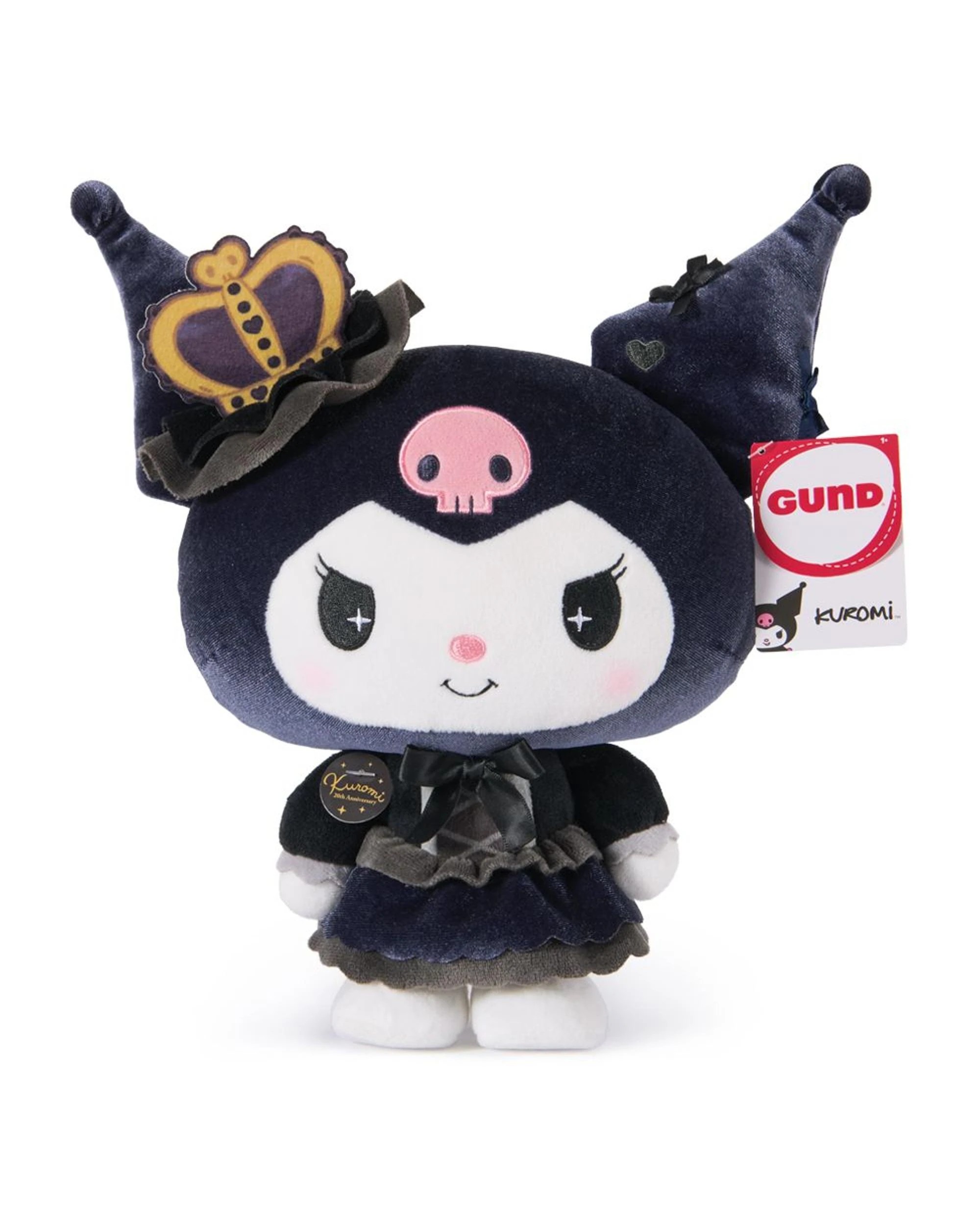 1 Hello Kitty and Friends Kuromi 20th Anniversary 24cm Large Plush, 1 of 2