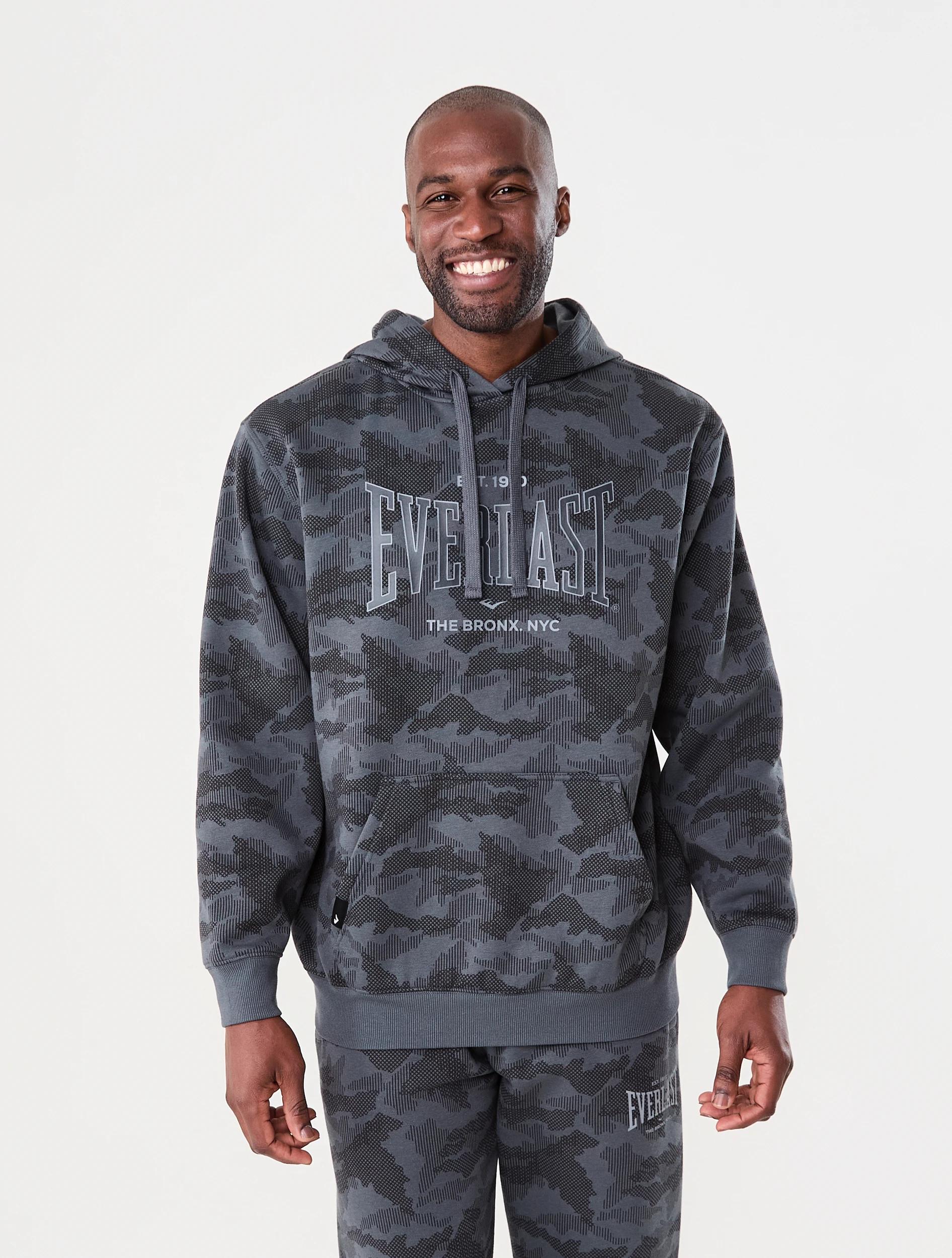 1 Everlast Mens Camo Hoodie Robustcamo, 1 of 8