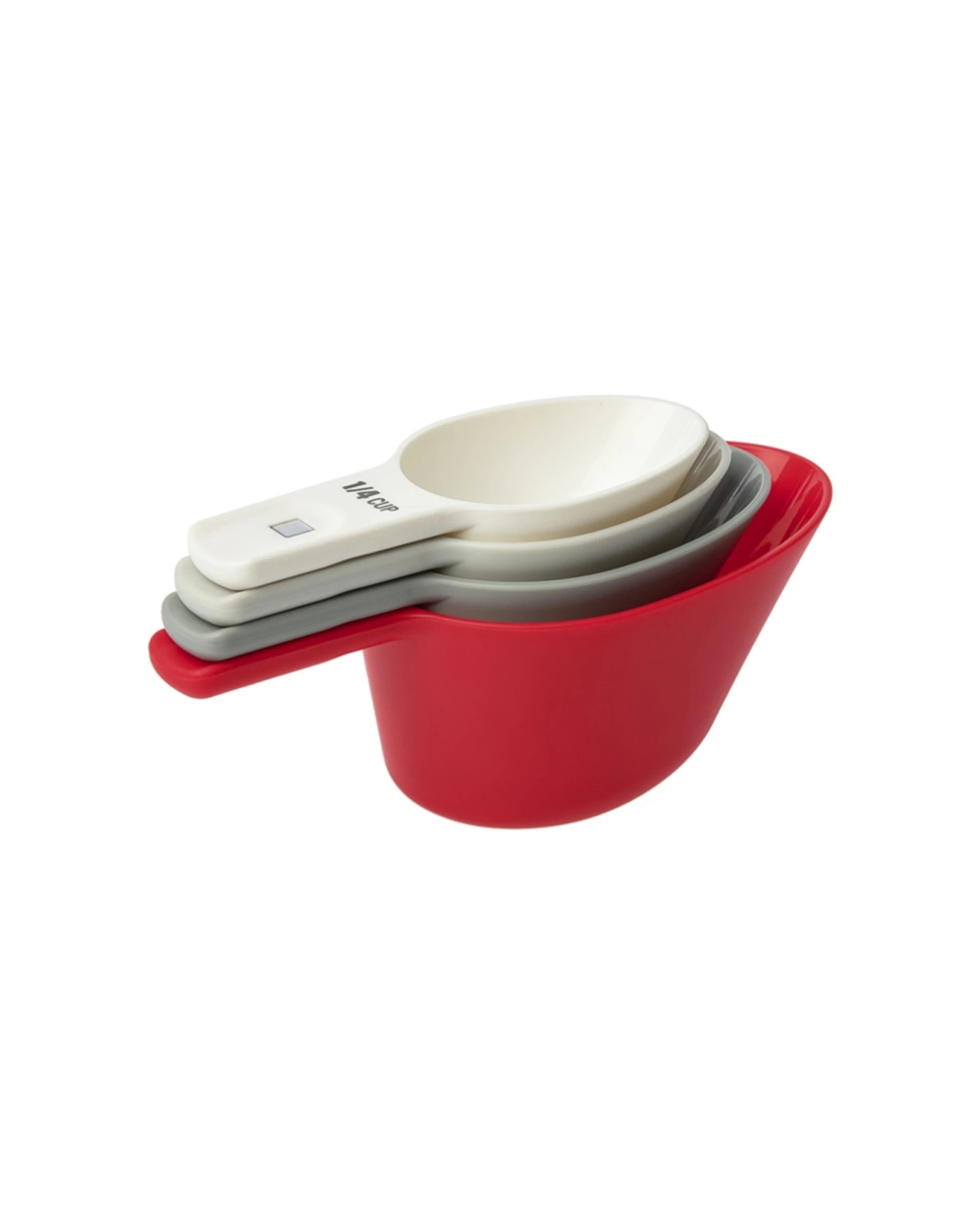 1 Progressive 4pc Magnetic Measuring Cups Scoops Set Flat Bottom Dishwasher Safe - Multi, 1 of 5