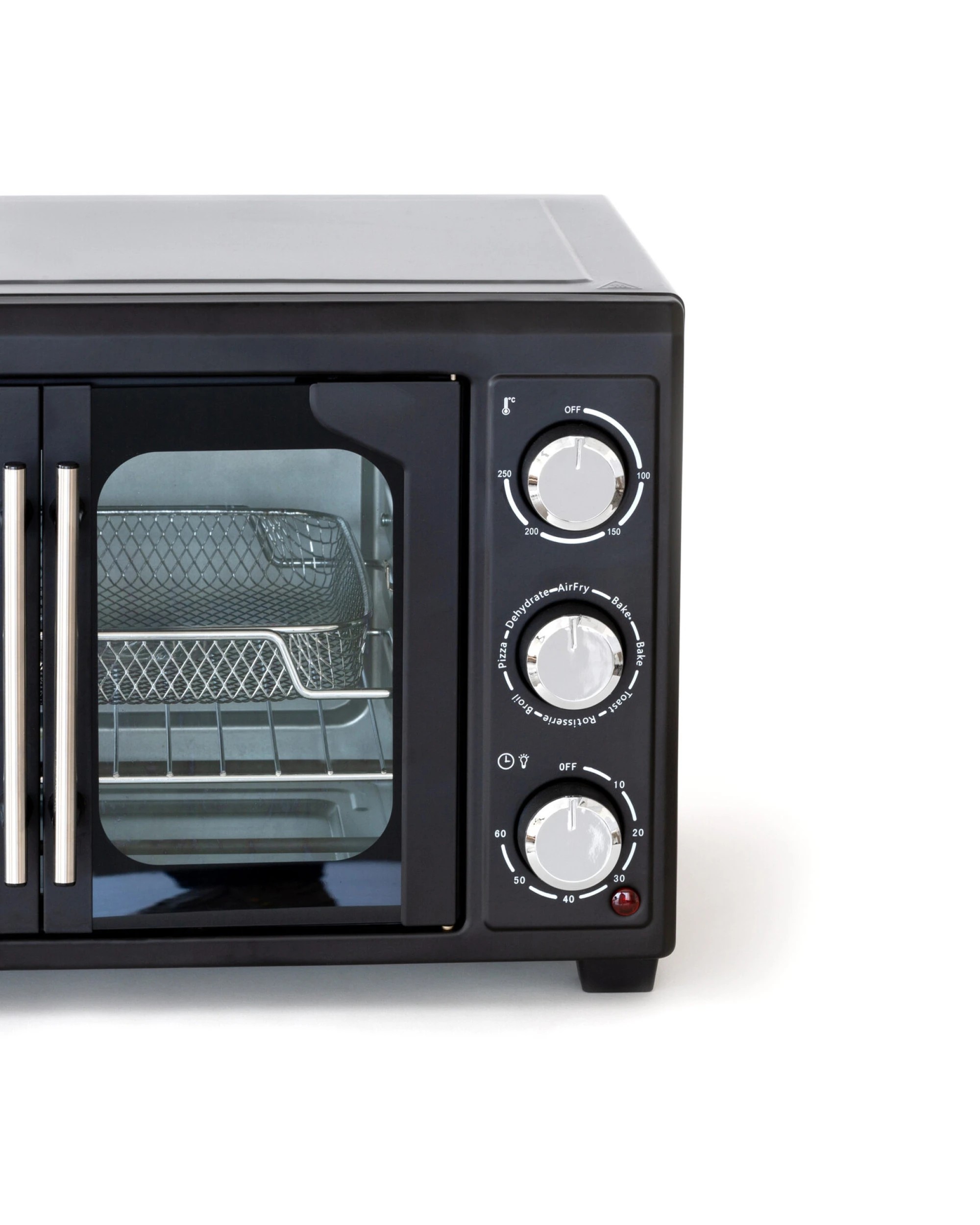 6 Healthy Choice30L Air Fryer Convection Pizza Oven w/ rotisserie 360 degree Food Rotating Option, 6 of 8