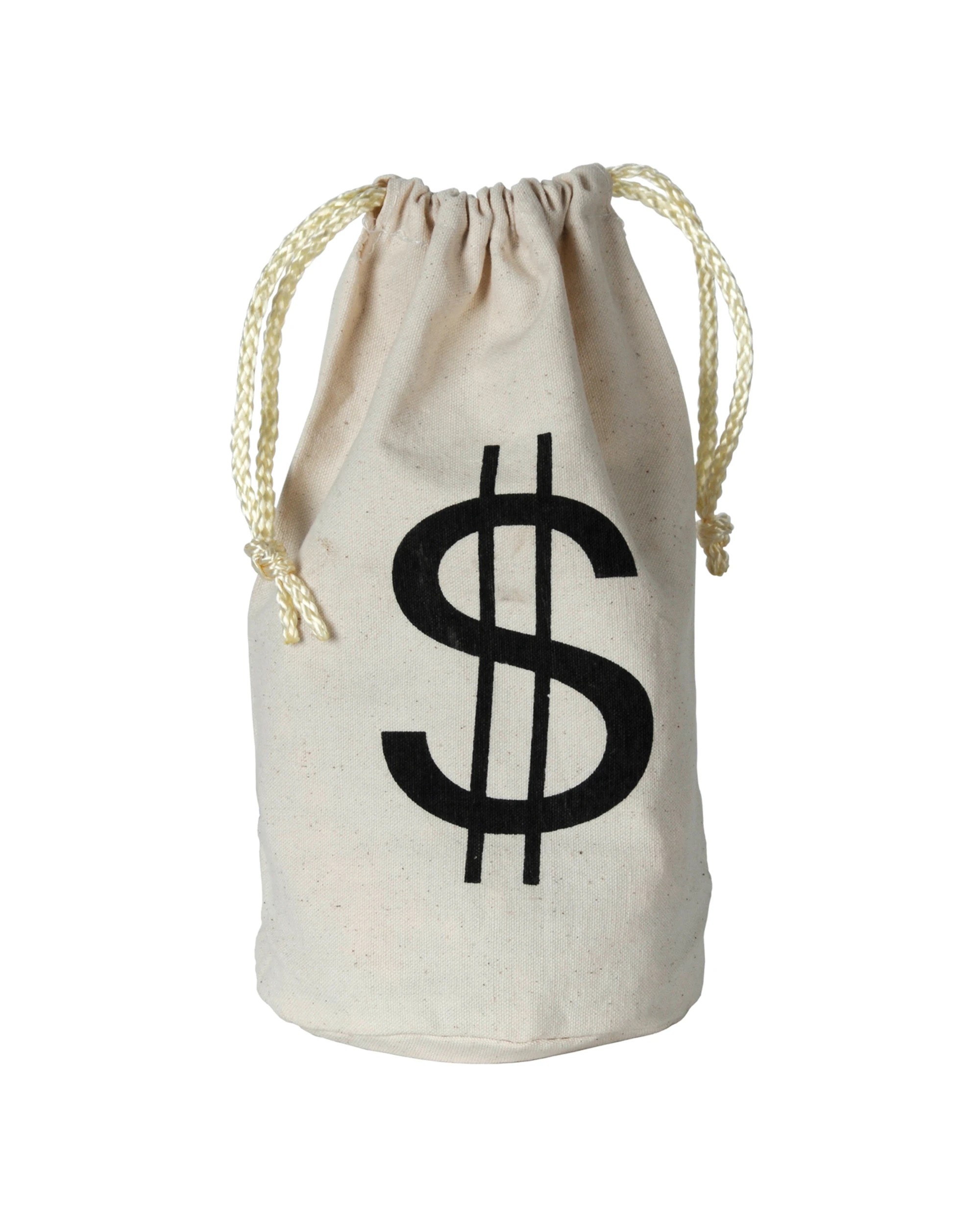 1 Beistle Calico Money Bag Small - Natural, 1 of 1