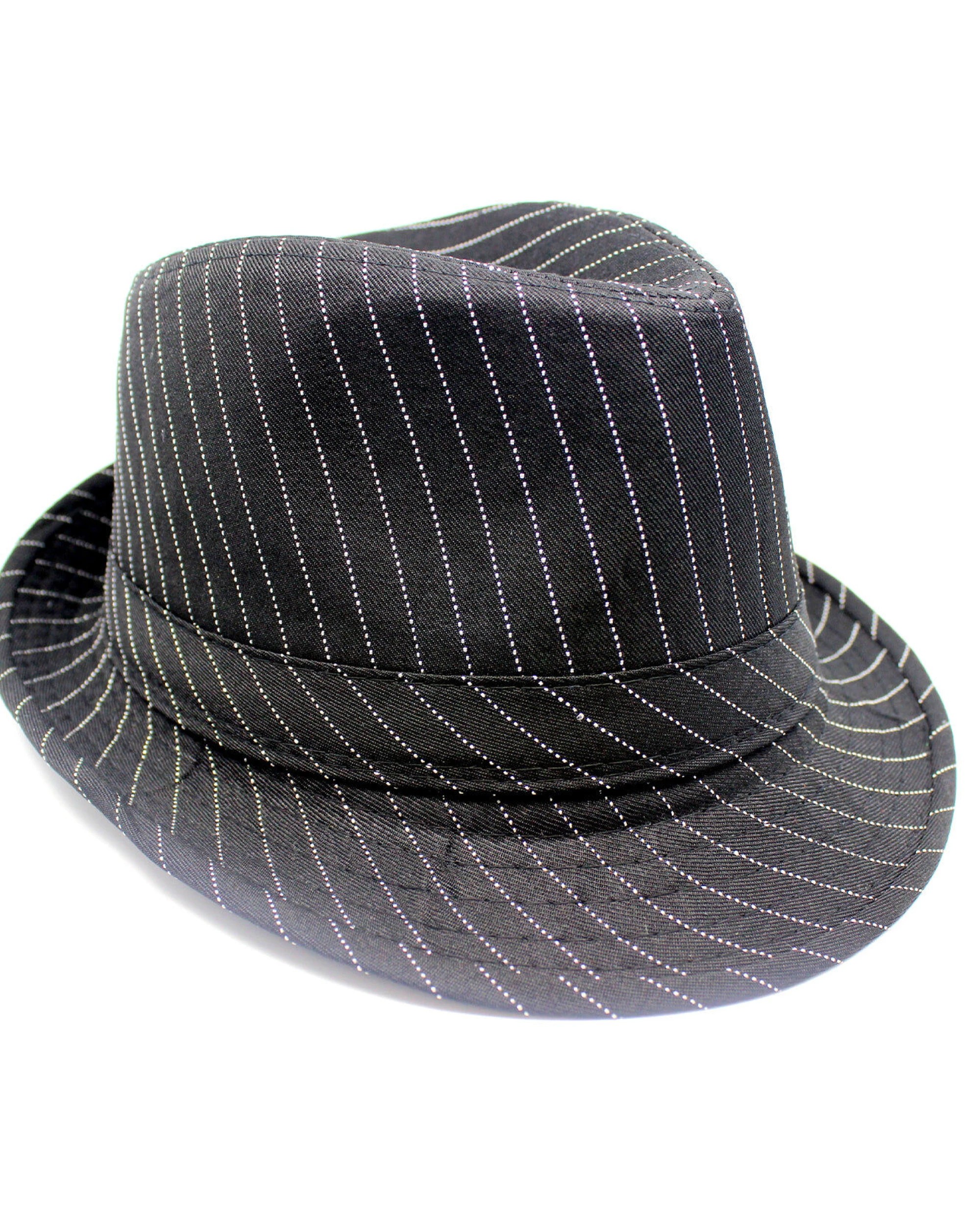 2 BR Costumes 1920s Gangster Trilby Hat with Stripe, 2 of 2