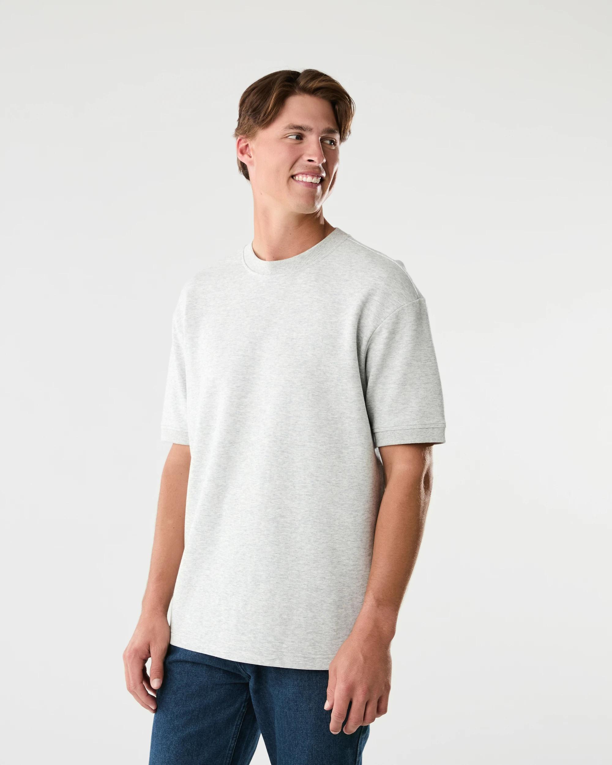 2 Oversized Interlock T-shirt Gry Marle, 2 of 6