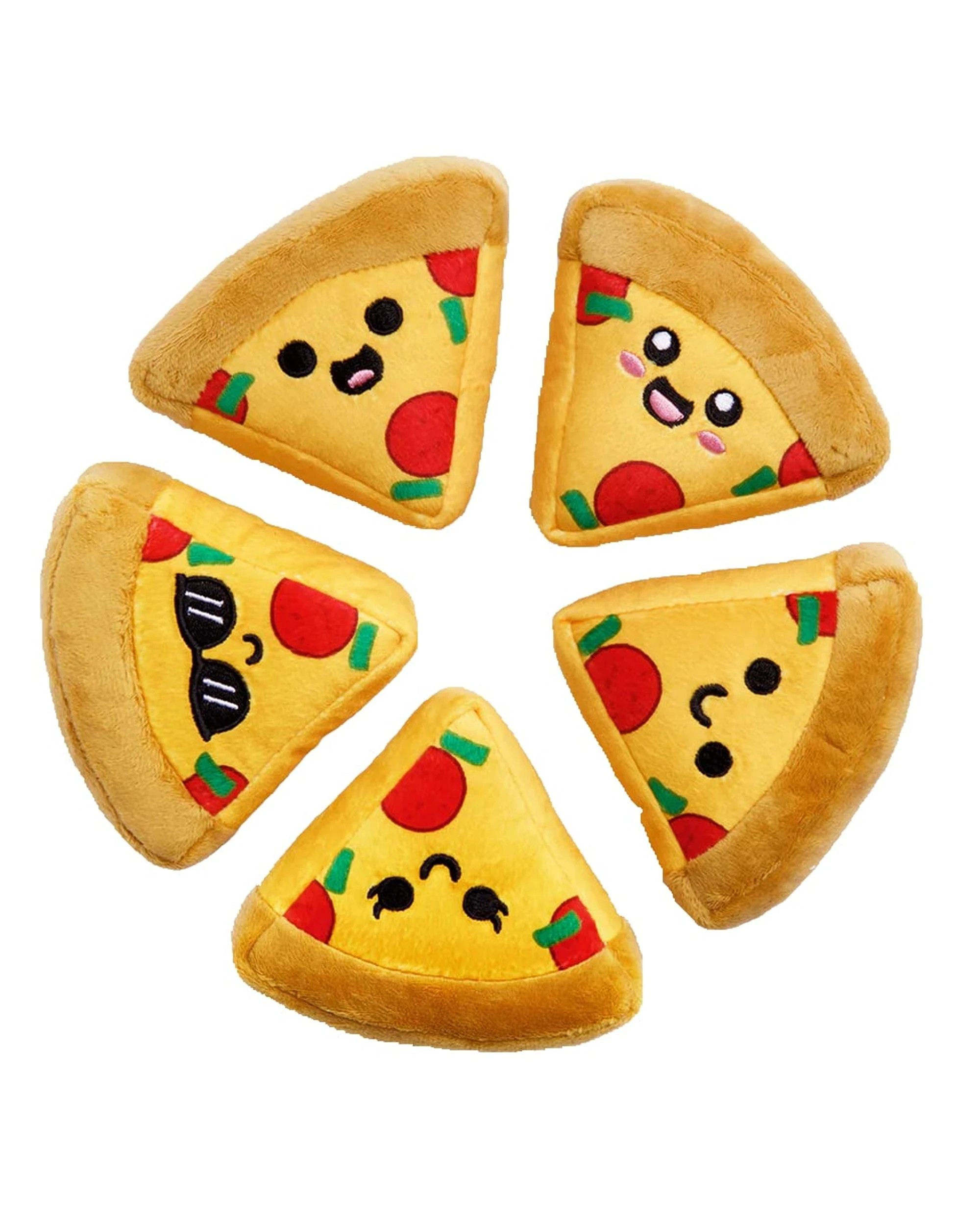 3 Emotional Support Pizza Plush Set, 3 of 3
