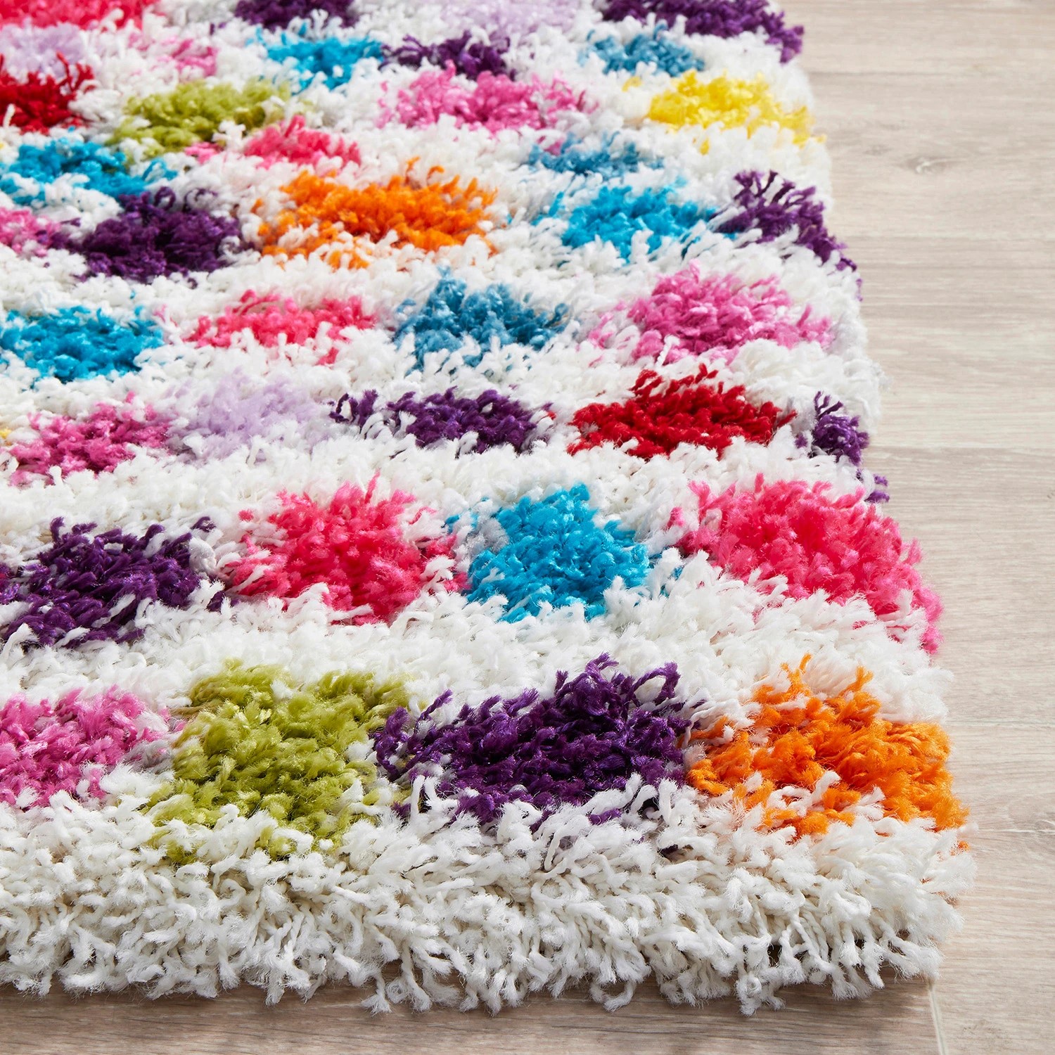 5 Common Ground Rugs Fantasy Dot 150x80cm - Small Pet Friendly Floor Rug - Multi, 5 of 8