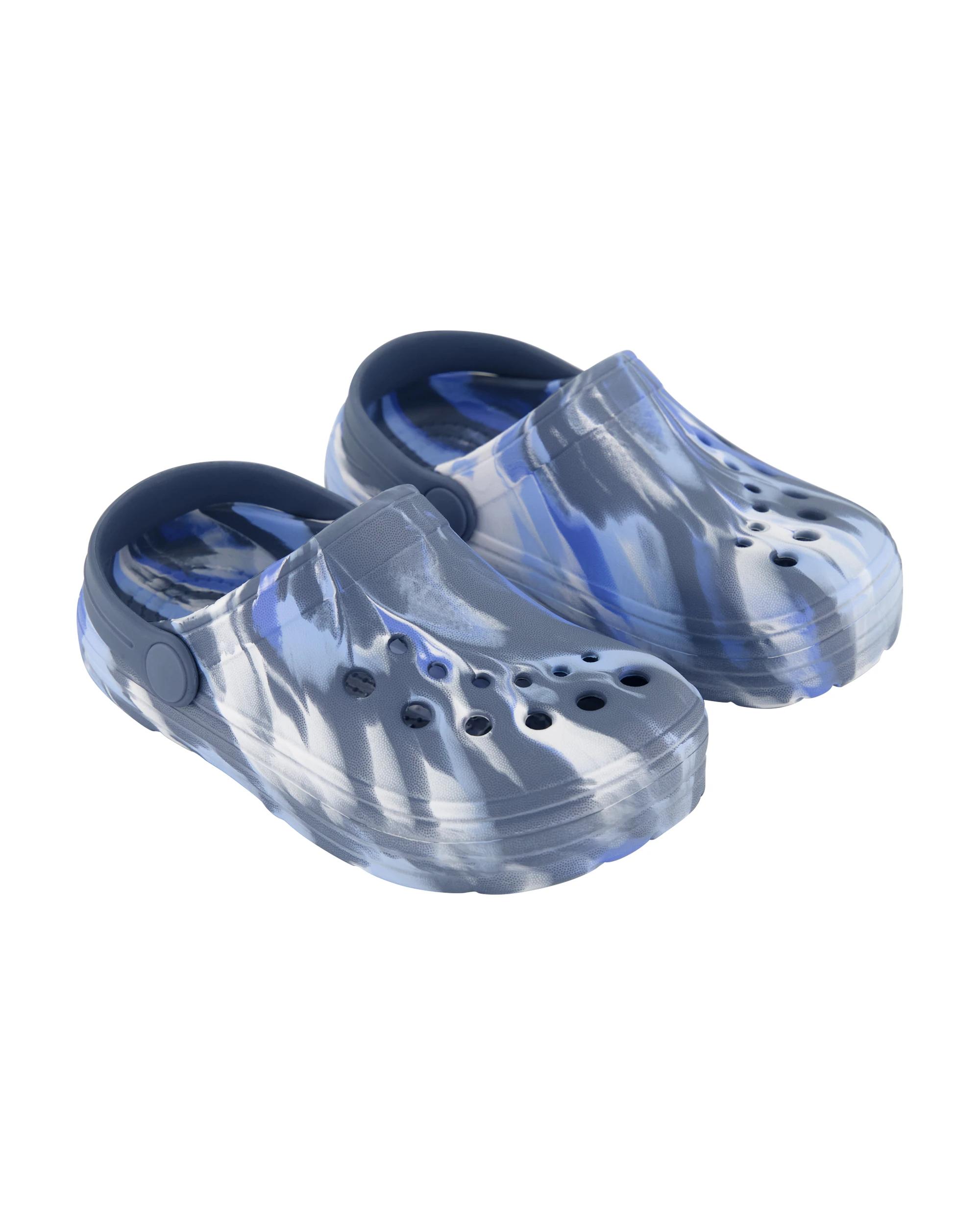2 Junior Slip On Clogs Bluemarble, 2 of 4