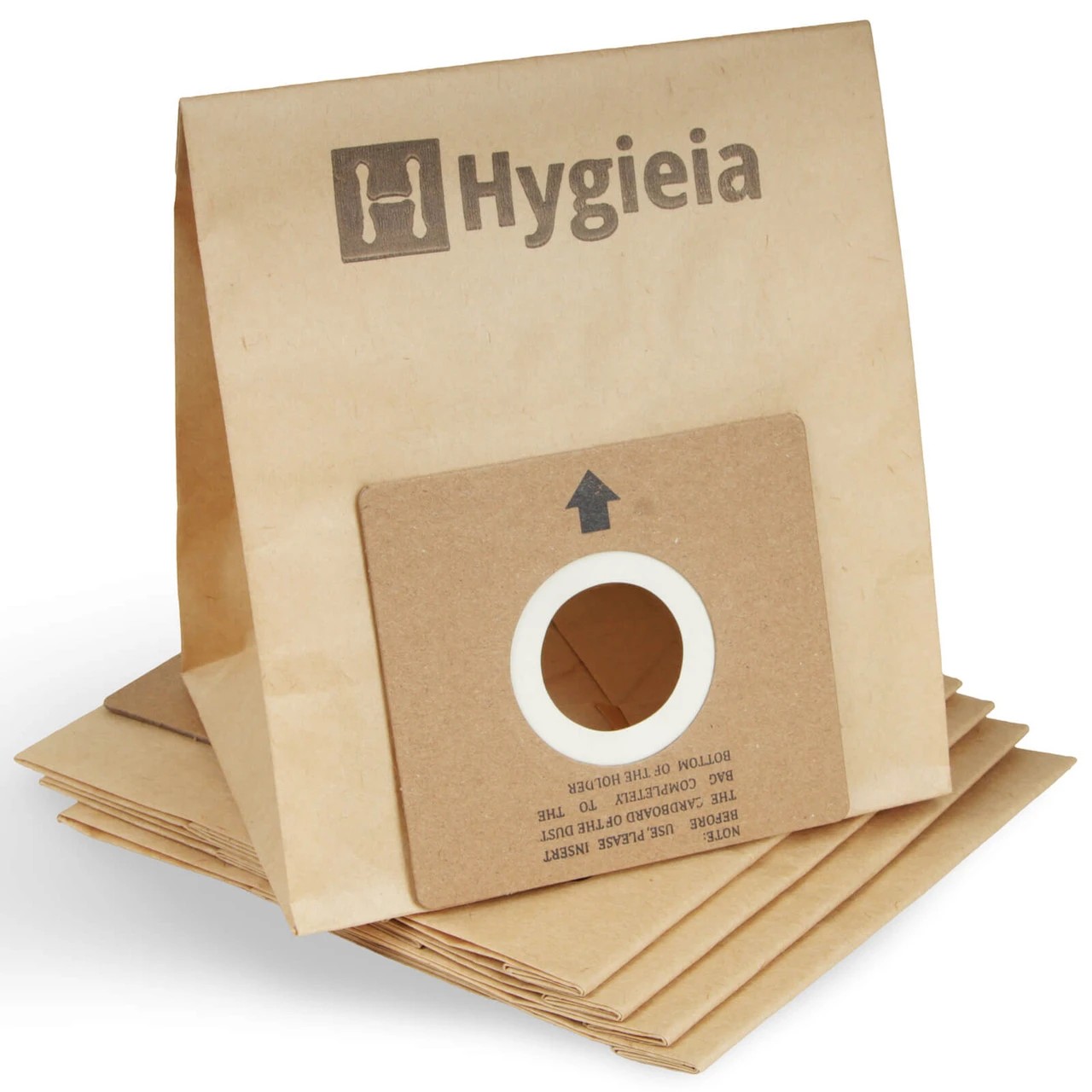 1 Hygieia 20pk Dust Bags For Hoover, Volta Vacuum Cleaners - Brown, 1 of 5